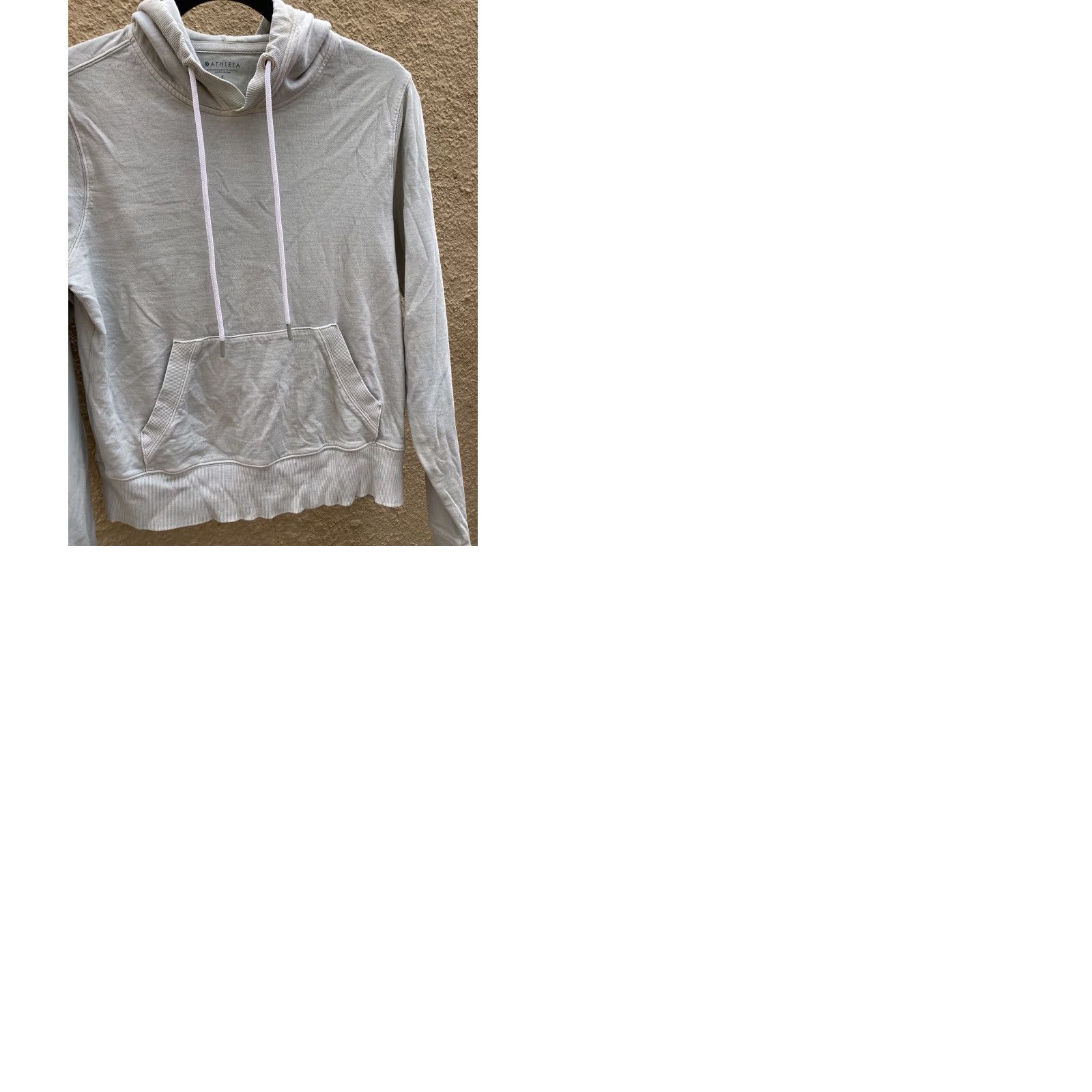 Athleta Athleta Sweatshirt Women Green Solid S Cotton Blend Logo Pullover All Seasons Casual Activewear Athleisure Size S / US 4 / IT 40 - 9 Thumbnail