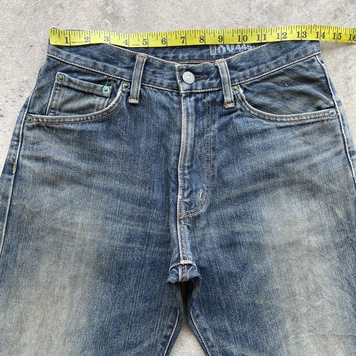 Edwin Vintage Edwin XV Rusty Jeans Distressed Baggy Denim Pants Size US 28 / EU 44 - 5 Thumbnail
