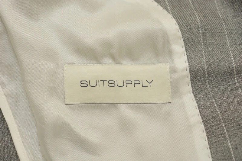 Suitsupply Men Suitsupply Blazer La Spalla Grey Linen Subalpino US30 Size 34S - 7 Thumbnail