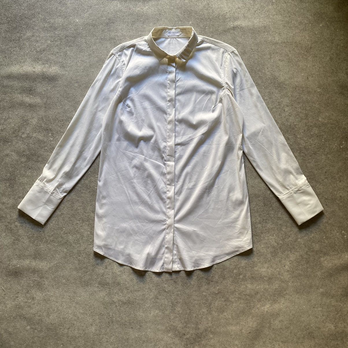 Brunello Cucinelli Vintage Shirt button Collar Motif