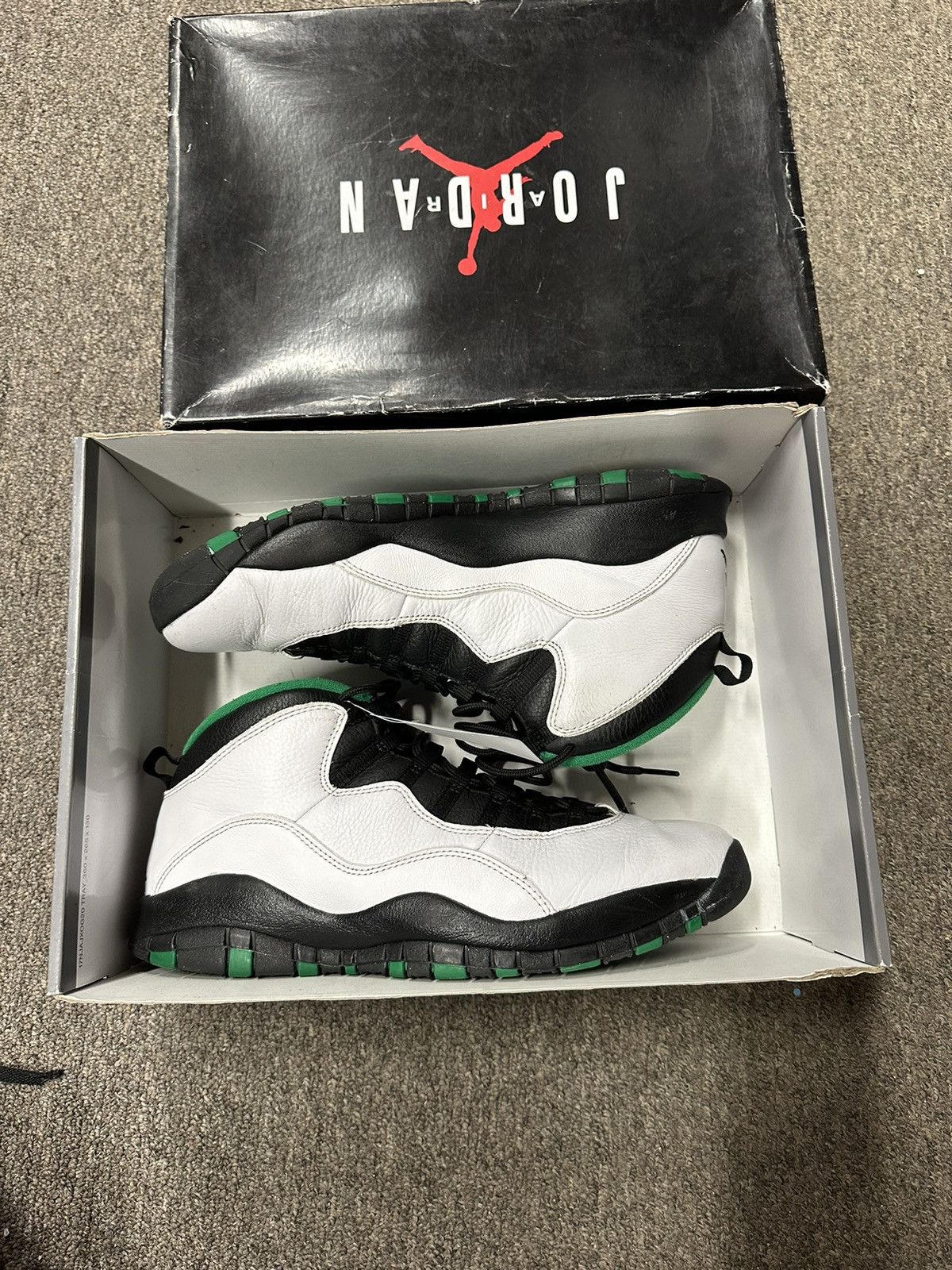 Jordan Brand × Nike Nike Jordan 10 Retro ‘Seattle’ Size US 13 / EU 46 - 2 Thumbnail