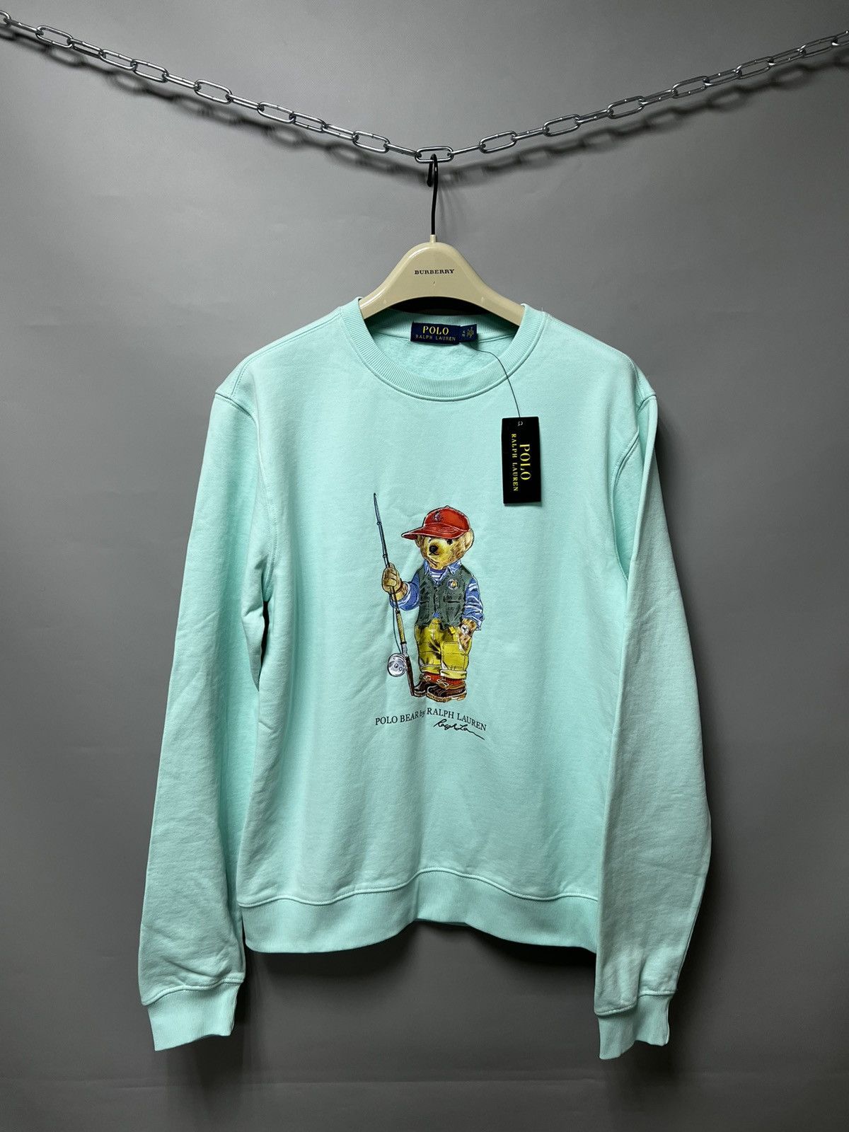 Polo Ralph Lauren Polo Ralph Lauren Fishing Bear Crew Neck Sweatshirt NEW NWT Size US XL / EU 56 / 4 - 1 Thumbnail
