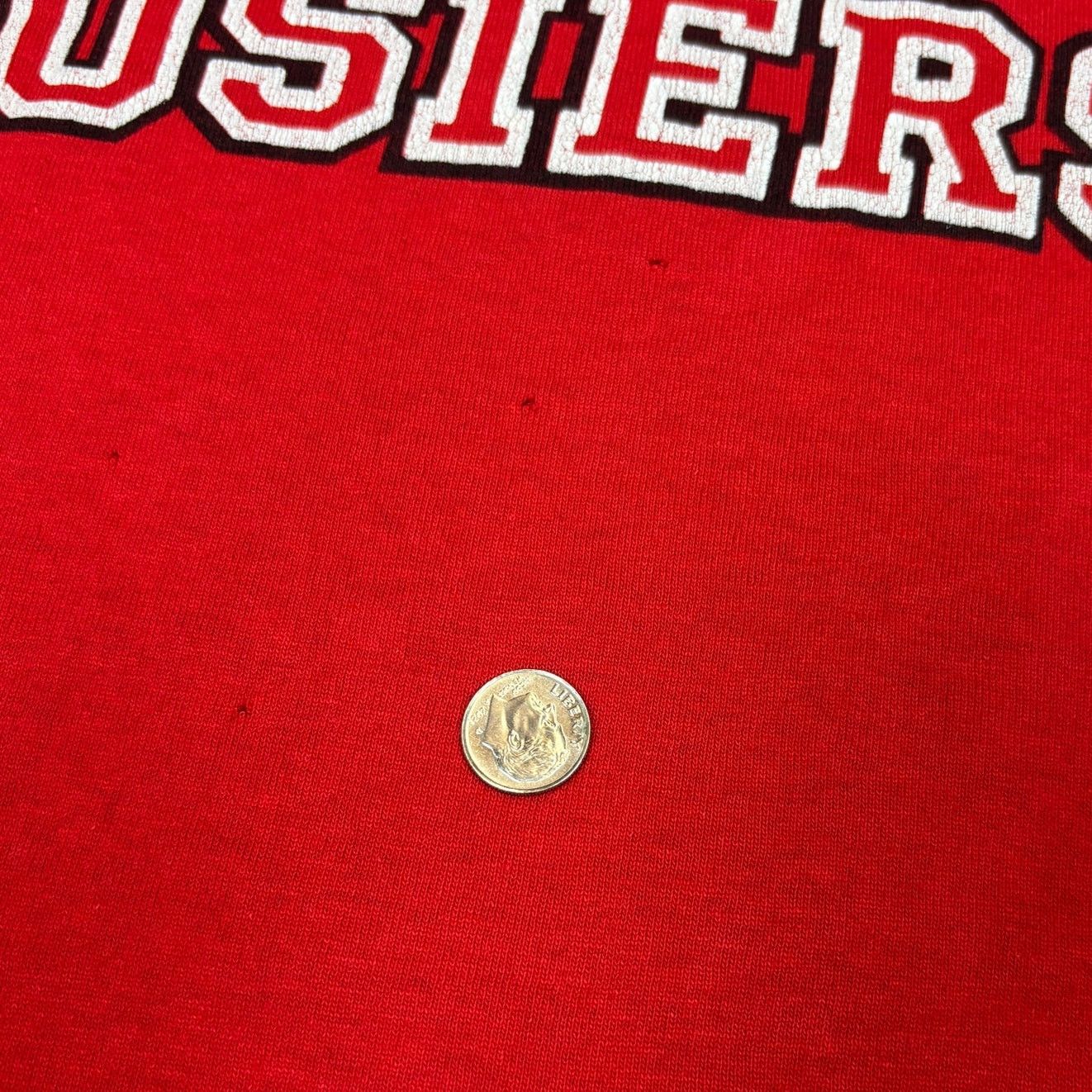 Russell Athletic × Vintage Vintage 90s Indiana IU Hoosiers Single Stitch Shirt Men's XL Size US XL / EU 56 / 4 - 10 Thumbnail