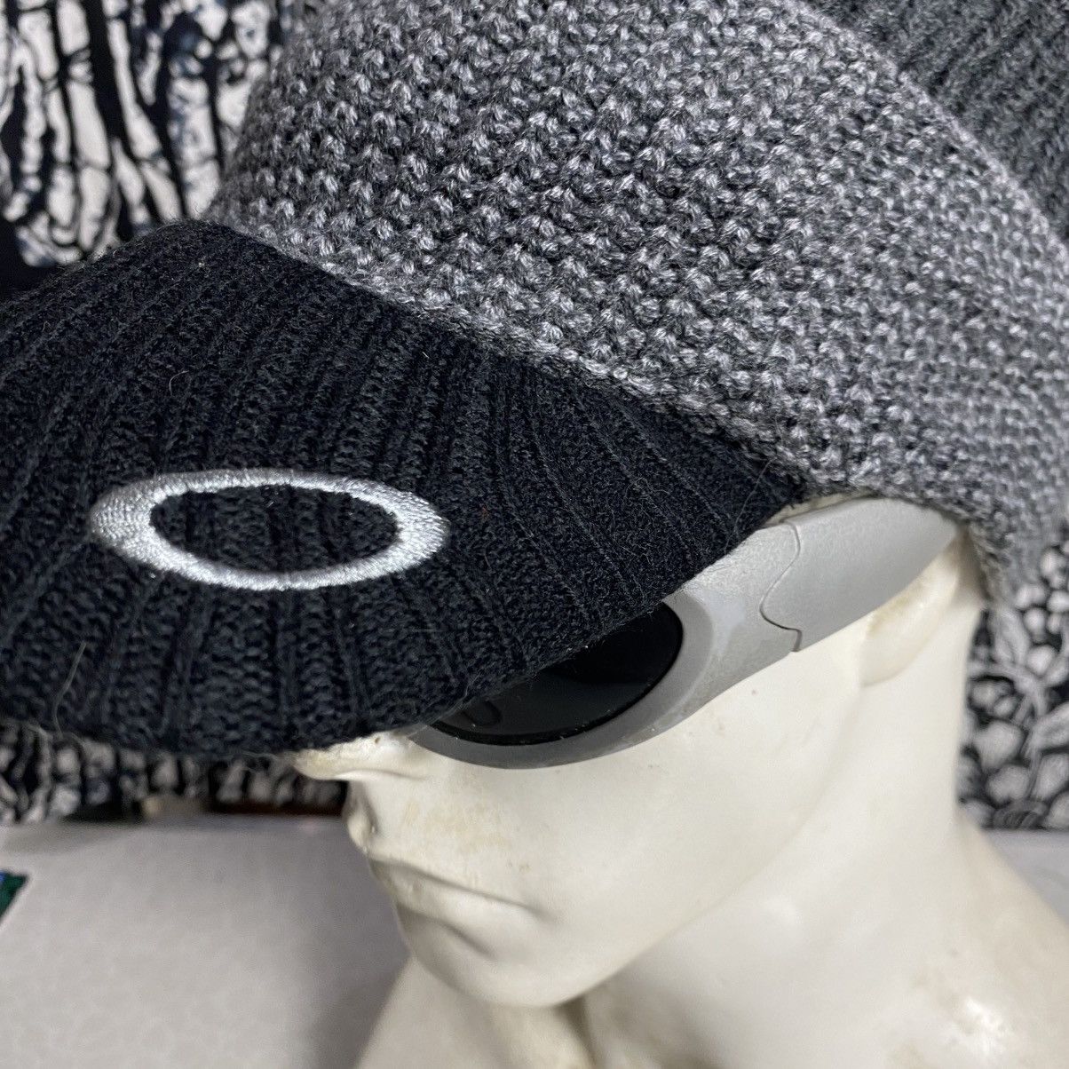 Oakley × Vintage 2000s y2k oakley embroidery logo knitted hats Size ONE SIZE - 5 Thumbnail
