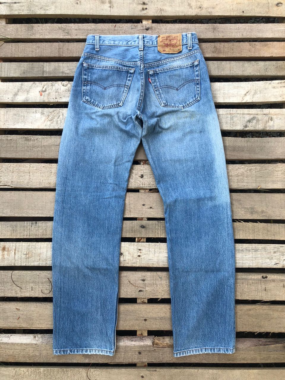 Levi's 1990s Vintage Levi's 501 Denim Jeans W31 L36 Size US 29 - 2 Thumbnail