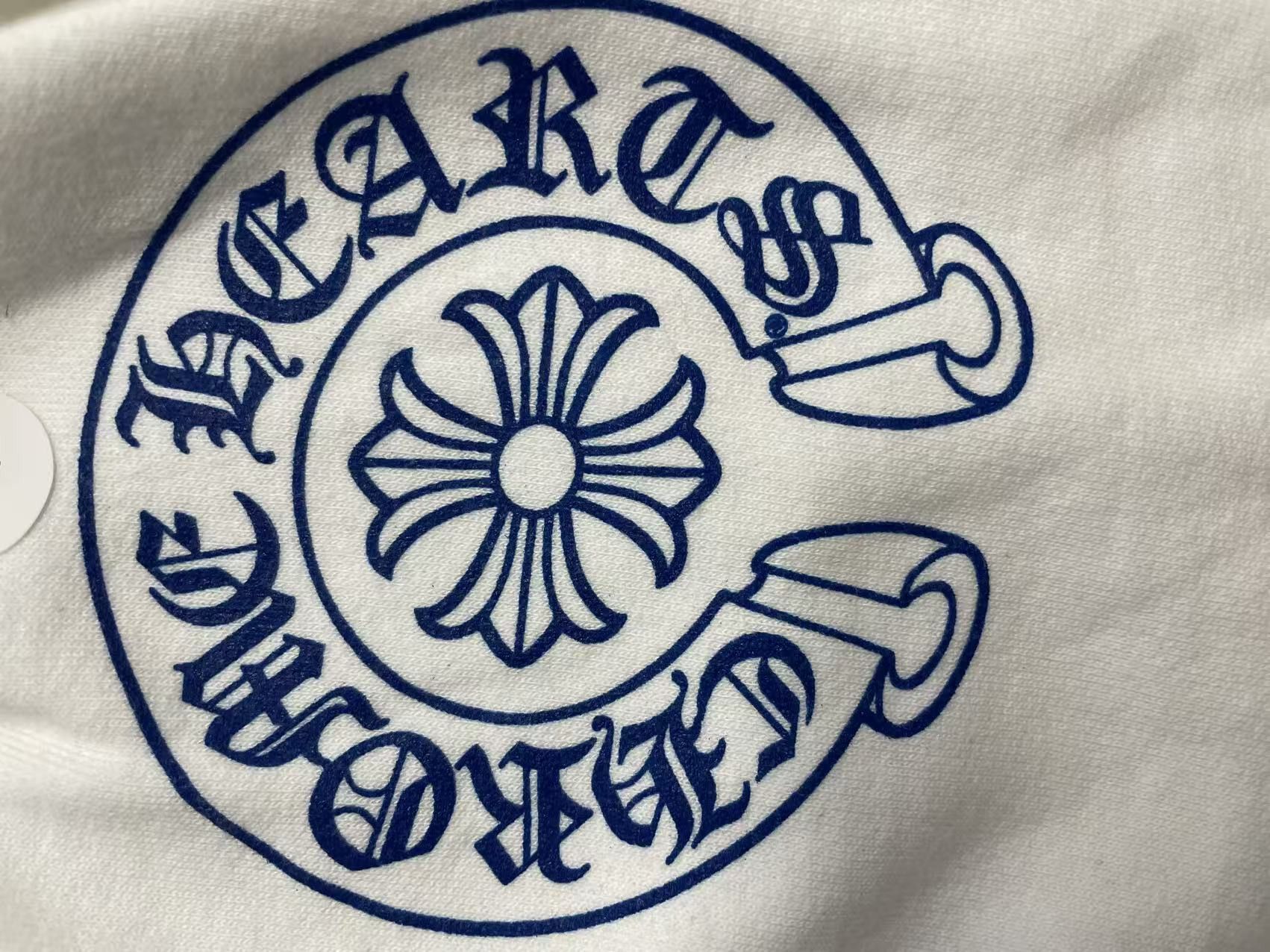 Chrome Hearts Chrome Hearts White Horseshoe Blue Script Sweatpants Size 29" - 3 Thumbnail