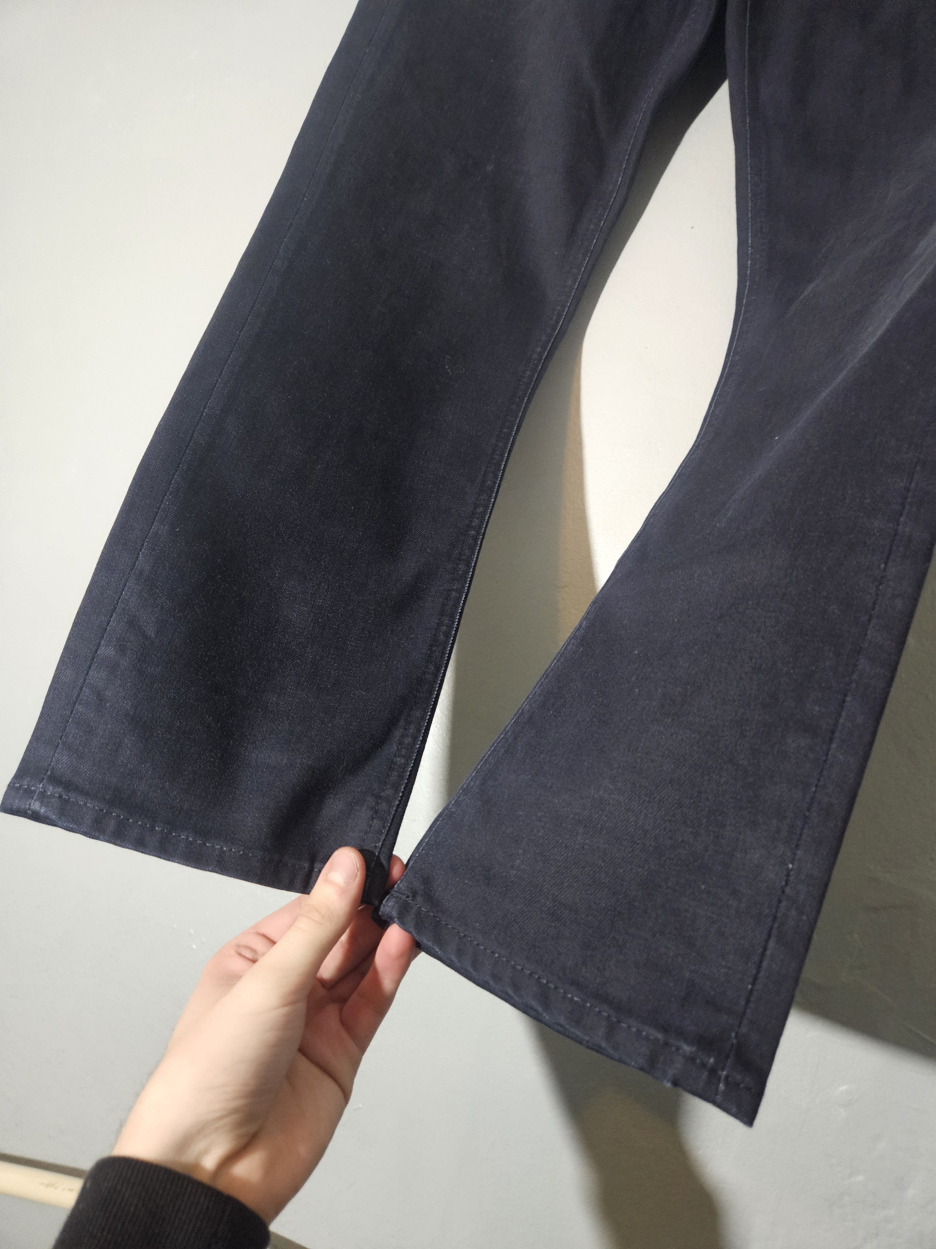 Acne Studios Town Twilight Navy Blue Waxy Denim Size US 33 - 5 Thumbnail