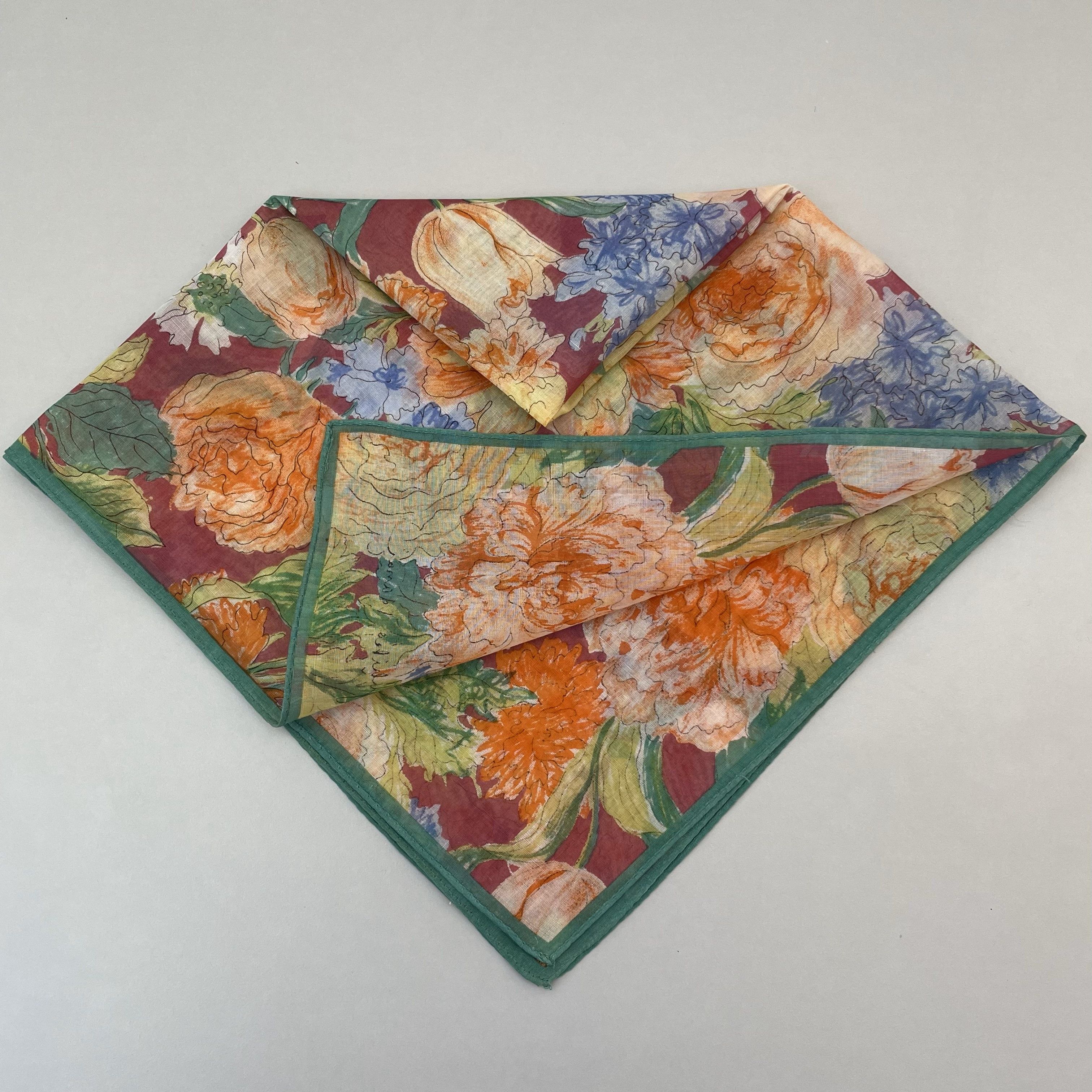 Japanese Brand Yukiko Hanai Handkerchief / Neckerchief / Bandana - 4245 Size ONE SIZE - 2 Thumbnail