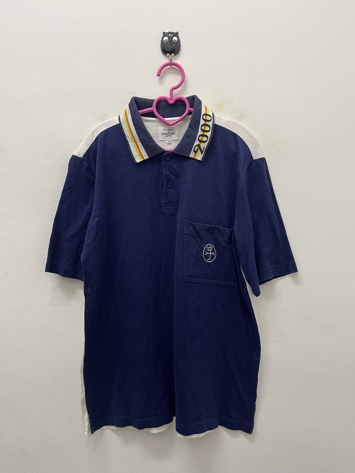 Jean Charles De Castelbajac Rare 2000 Vintage JEAN CHARLES DE CASTELBAJAC SPORT Polo Size US M / EU 48-50 / 2 - 3 Thumbnail