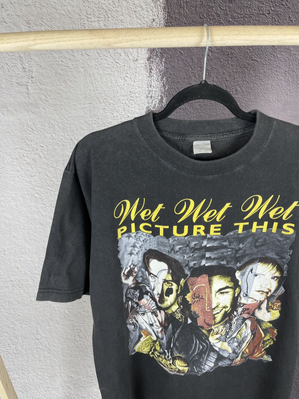 Band Tees Wet Wet Wet vintage 1995 Picture This at Christmas tour tee Size US L / EU 52-54 / 3 - 4 Thumbnail