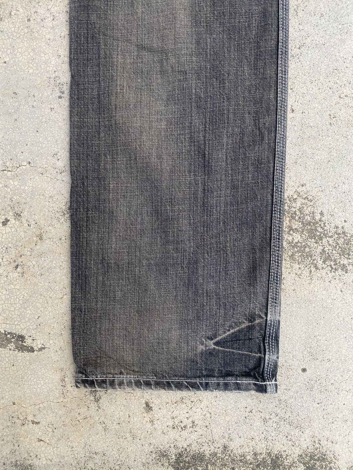 Edwin × Japanese Brand × Vintage Vintage y2k Edwin XV-S Faded Buckel Jeans Size US 33 - 20 Thumbnail