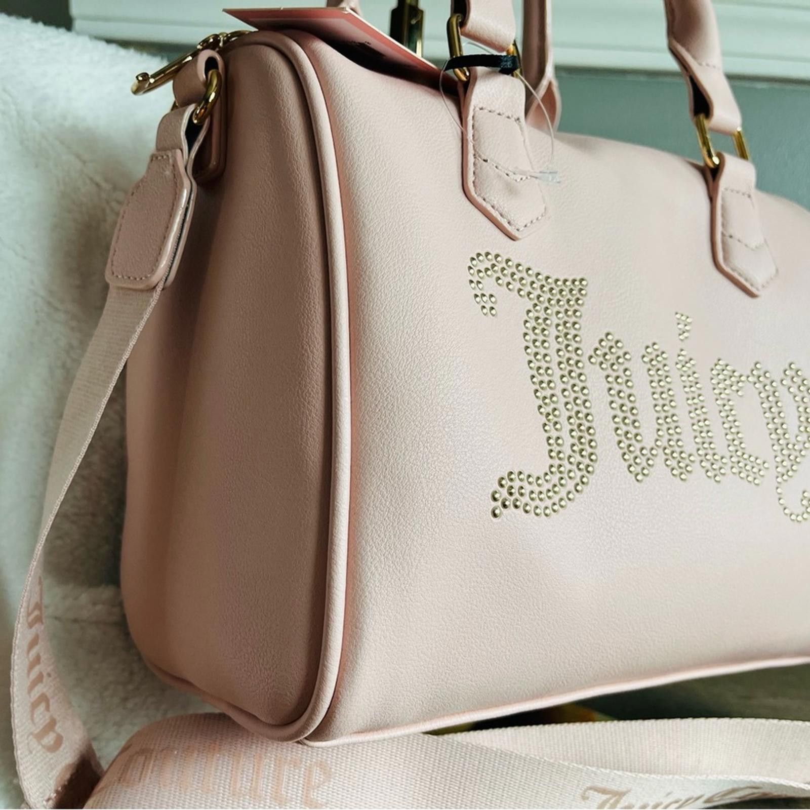 Juicy Couture Jeans Juicy Couture Pink Clay Obsession Satchel Tote Bag NWT Size ONE SIZE - 2 Thumbnail
