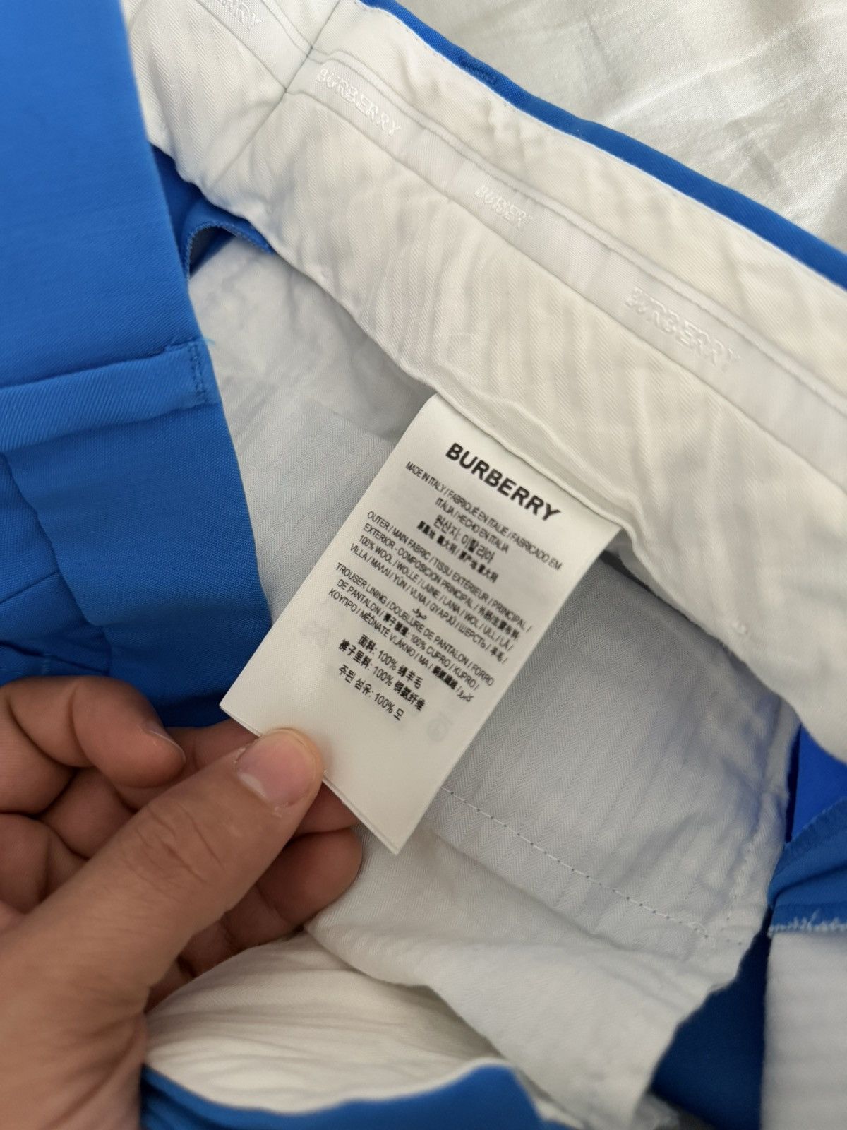 Burberry Burberry Pleated Trouser- IT48 Size US 33 - 4 Thumbnail