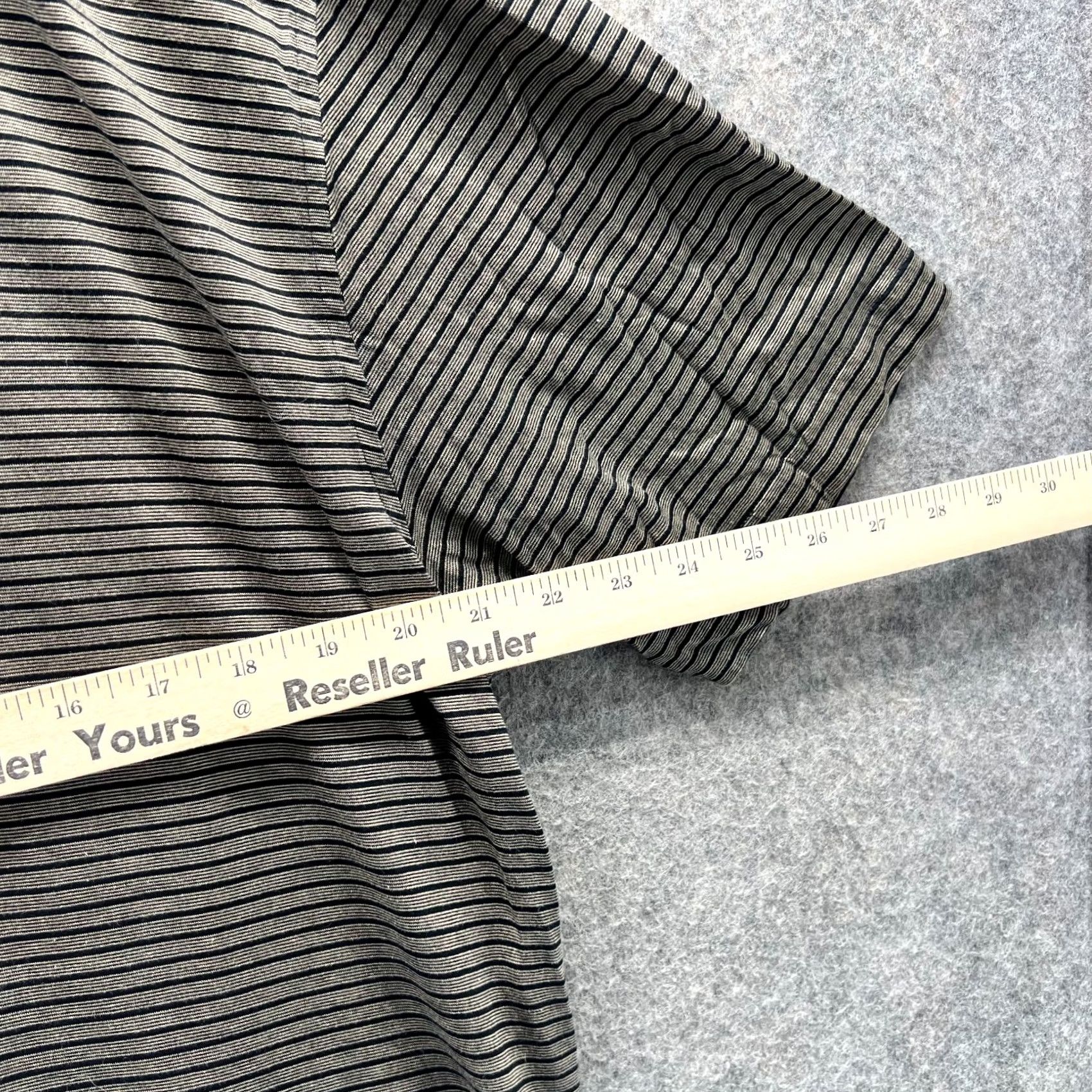 Tasso Elba Tasso Elba Golf Polo Shirt Mens Medium Beige Black Striped Iron Stretch - Size US M / EU 48-50 / 2 - 3 Thumbnail