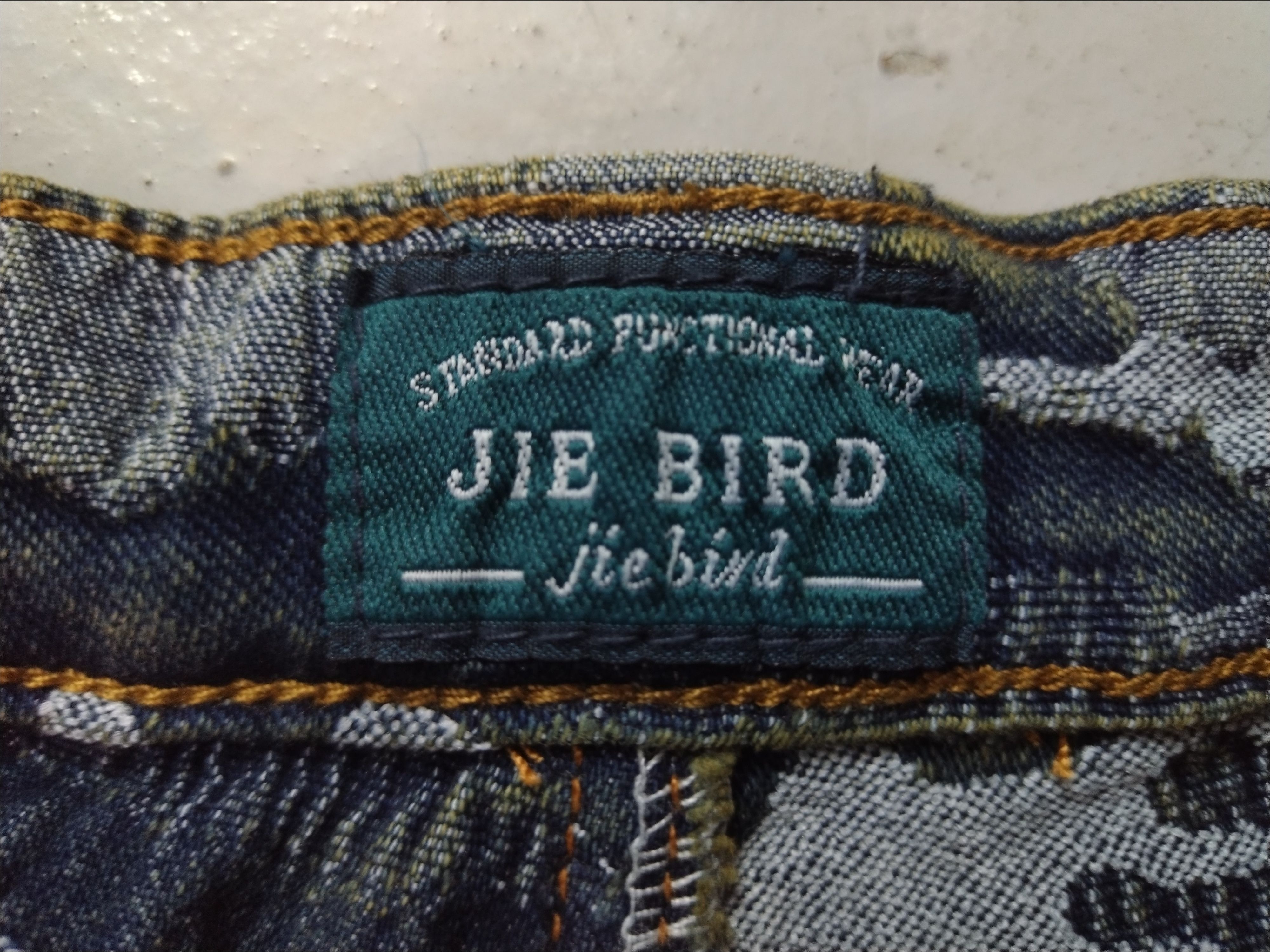 Designer Jie Bird denim jeans camouflage flared cutting Super Stretch Size 28" / US 6 / IT 42 - 16 Thumbnail