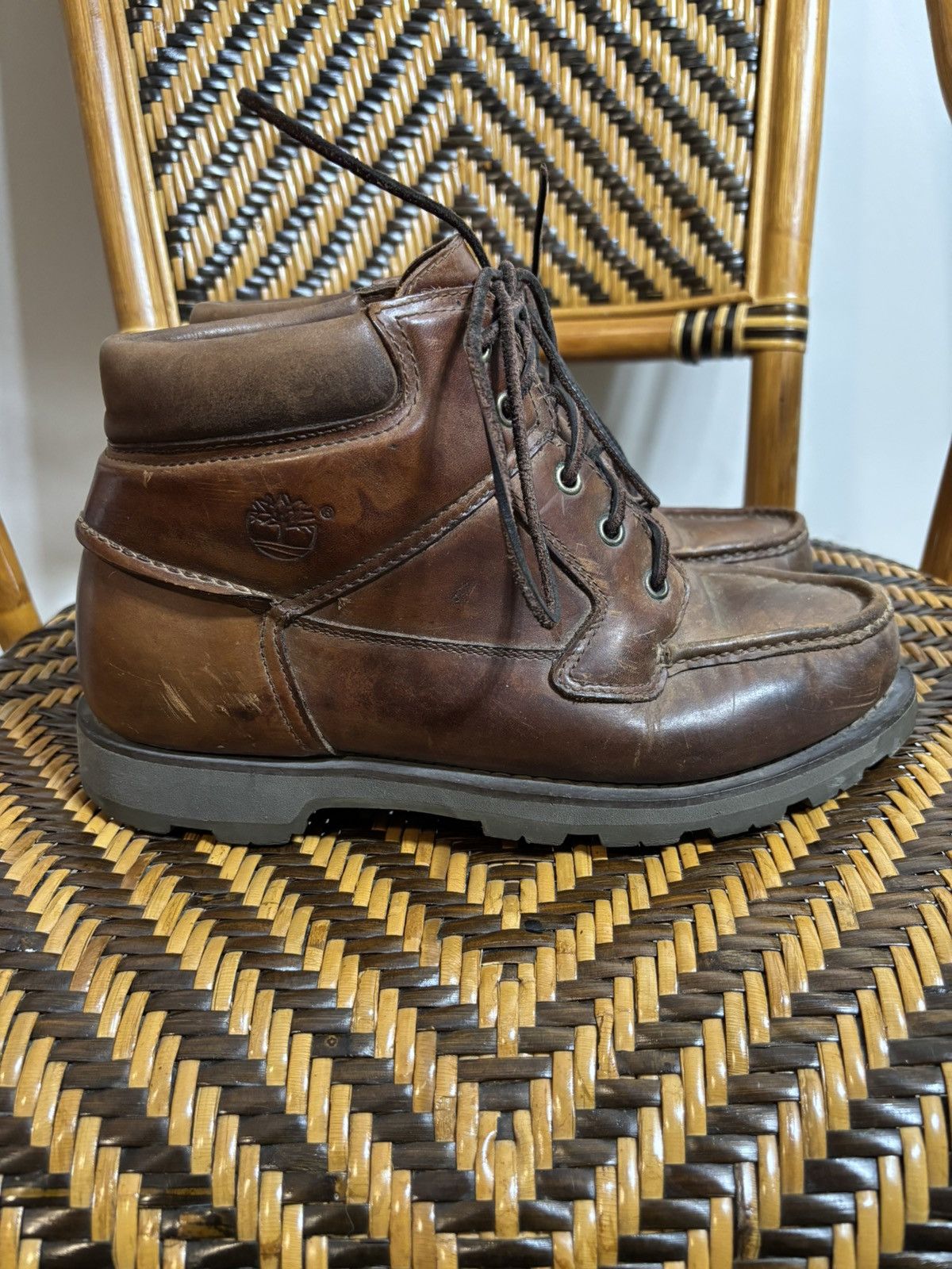 Timberland Brown Leather Gore Tex Chukka Boots 10