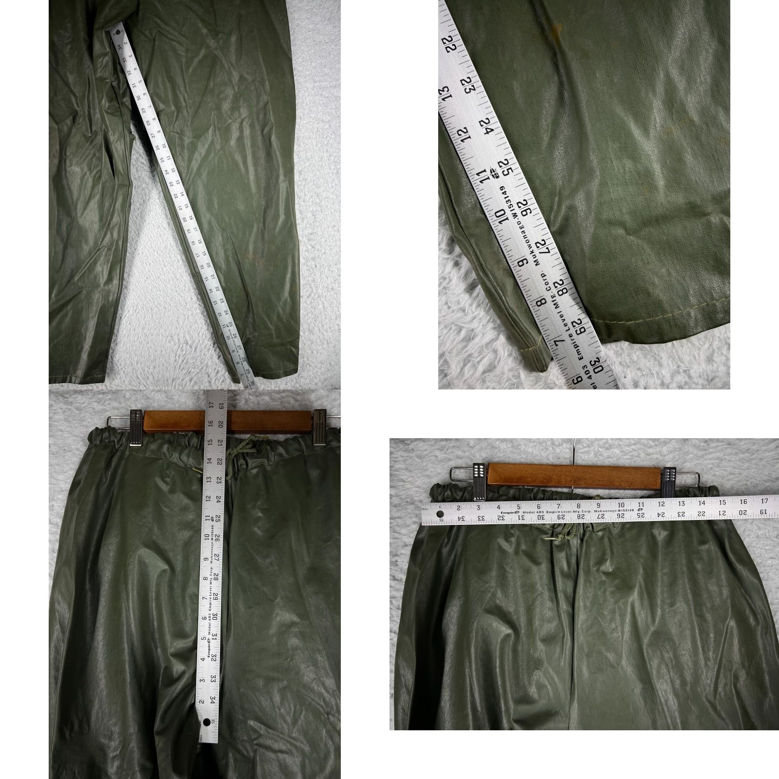 Bass Pro Shops Bass Pro Shops Pants Mens Large Green Waterproof Drawstring Fishing Sportswear Size US 34 / EU 50 - 8 Thumbnail