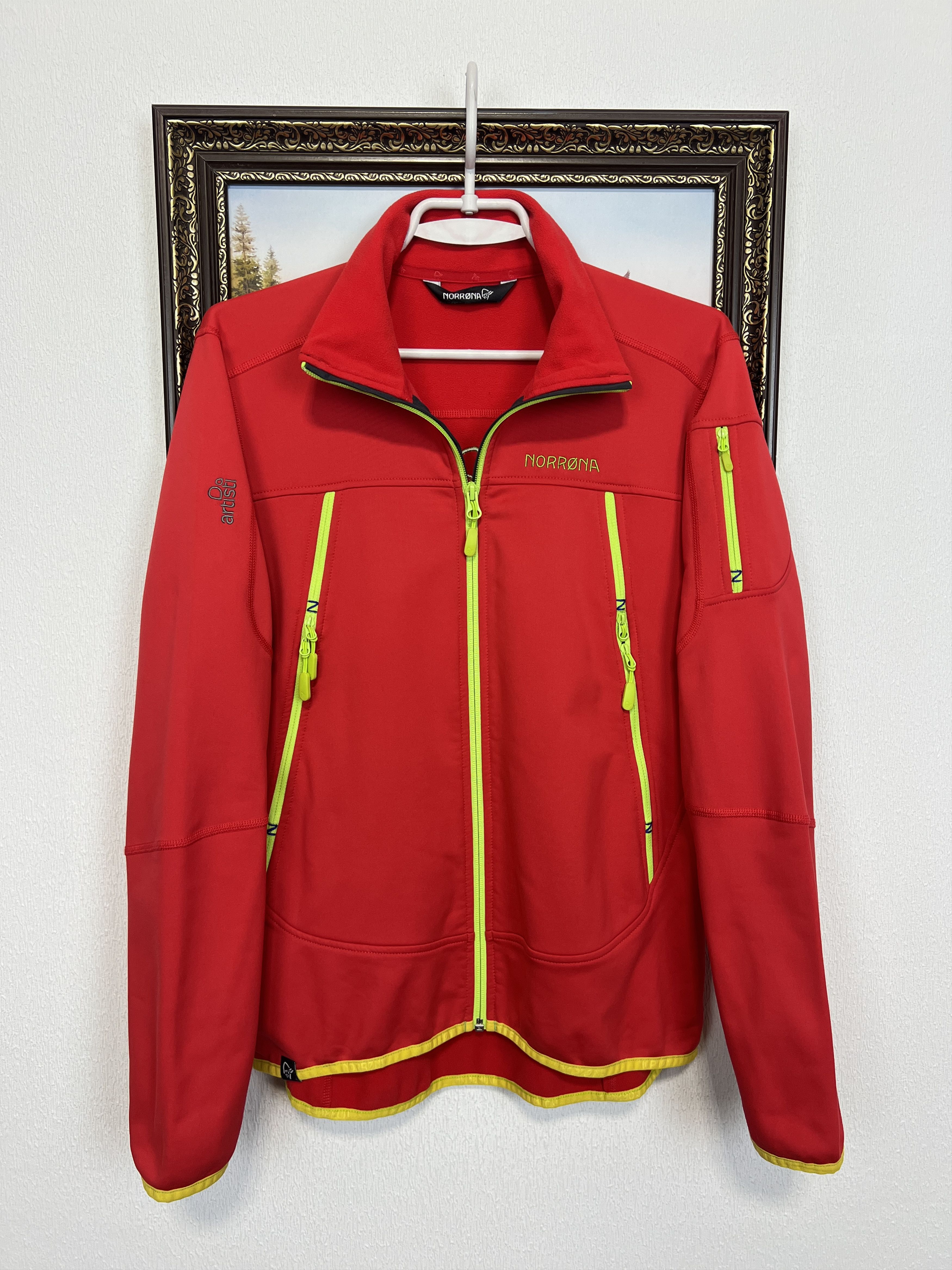 Norrona Norrona Narvik WARM2 Full Zip Stretch Jacket Track Top Rare Size L / US 10 / IT 46 - 1 Thumbnail