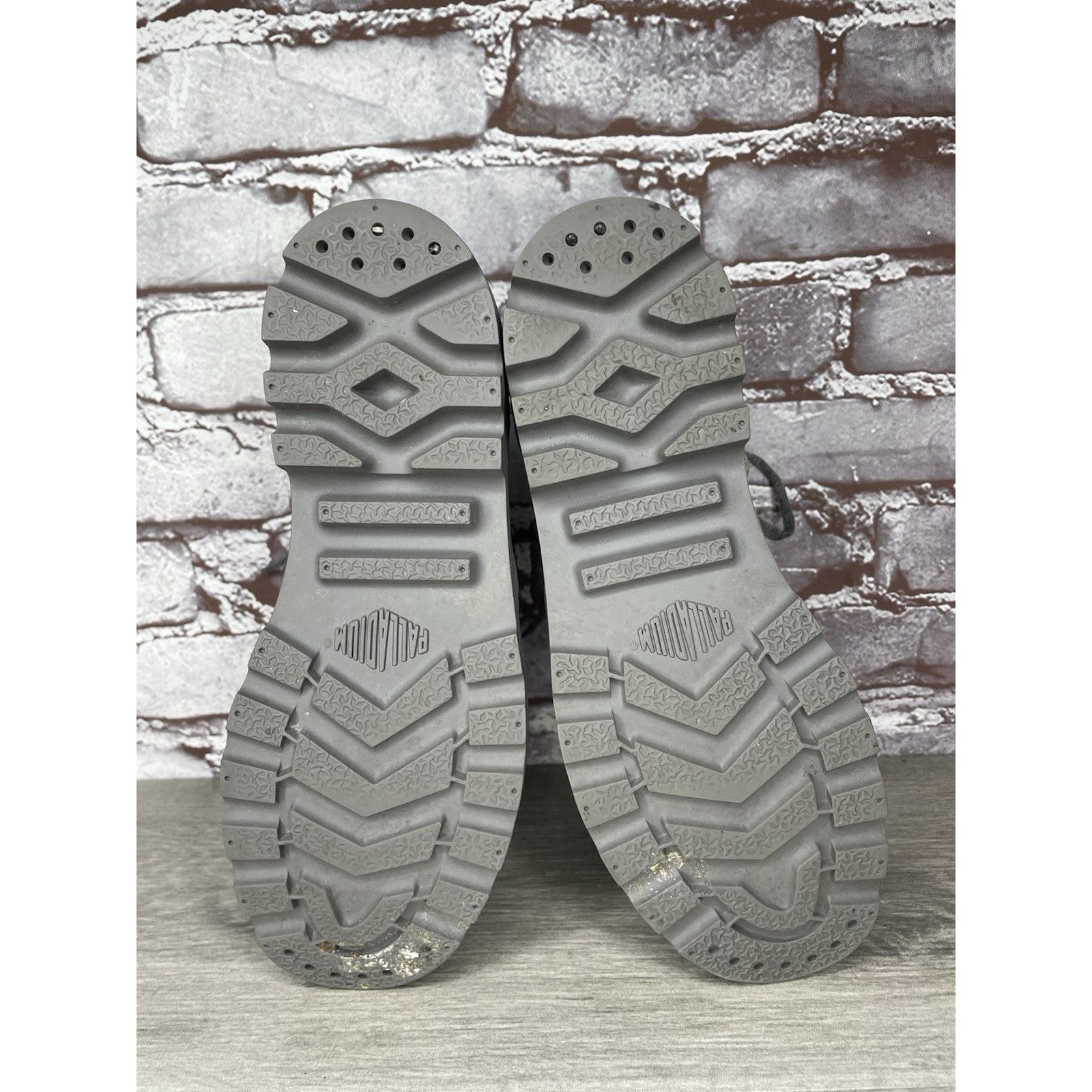 Palladium Palladium Pampa Gray Leather Lace Up Lined Combat Boots Wome Size US 7.5 / IT 37.5 - 23 Thumbnail