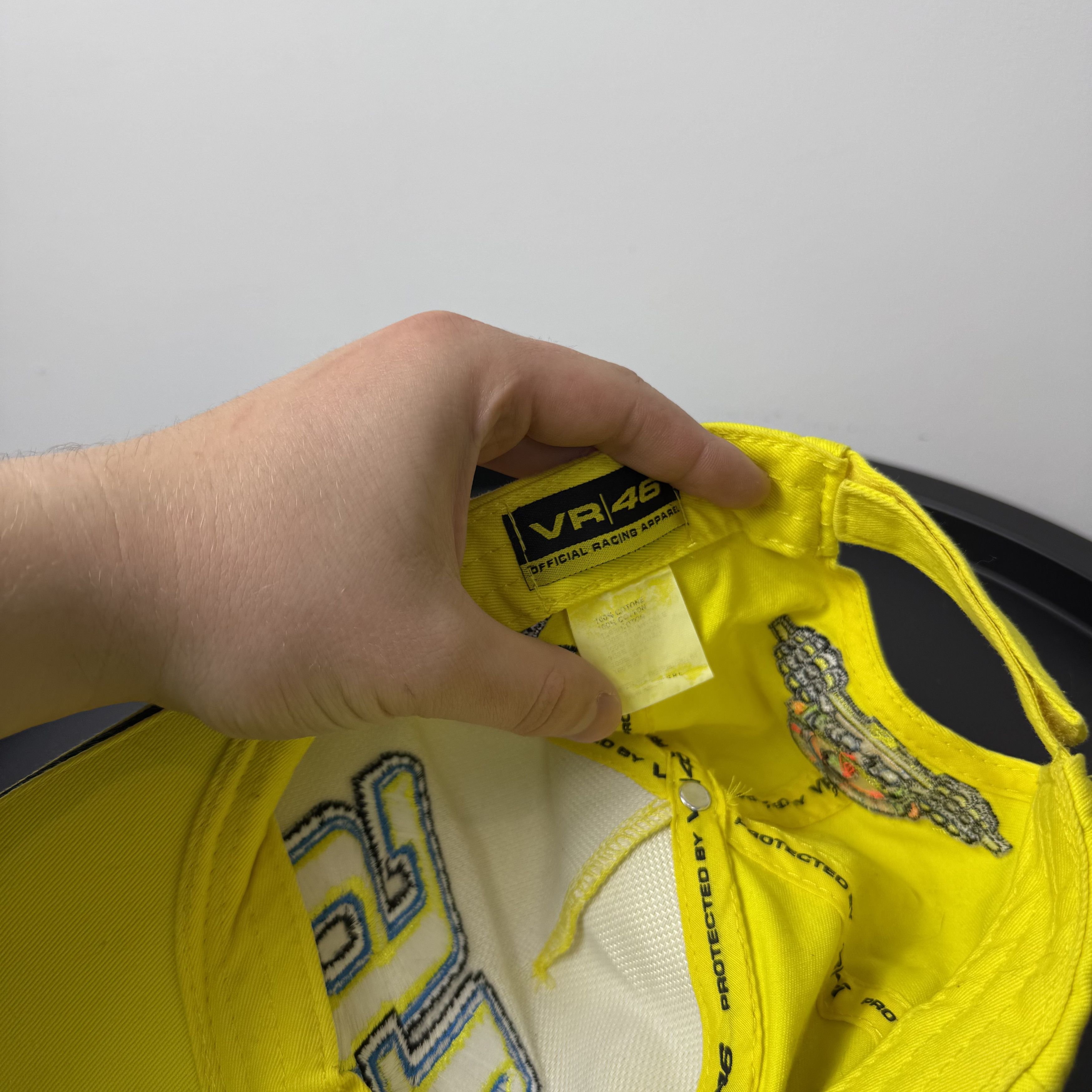 Vintage 46 The Doctor Valentino Rossi Racing Yellow Baseball Cap Hat Size ONE SIZE - 10 Thumbnail