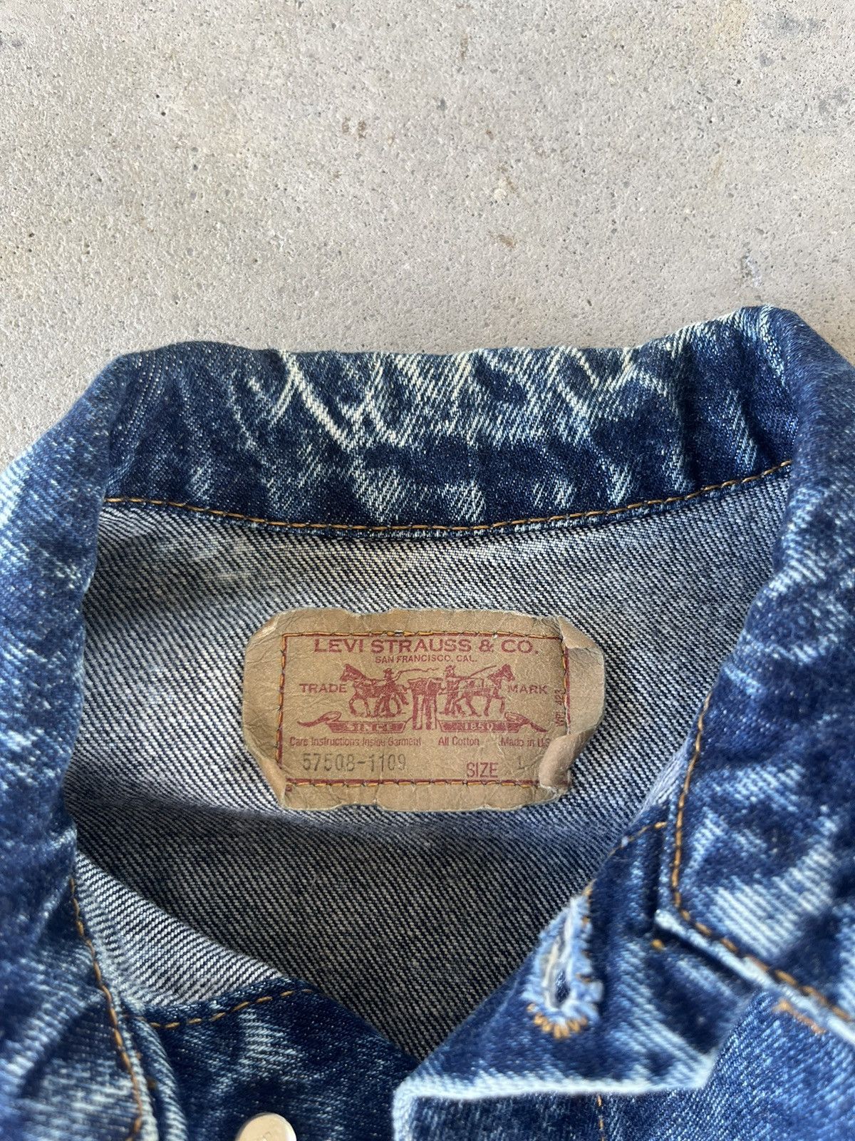 Levi's Vintage 1980’s Levi’s Denim Jean Jacket Size US M / EU 48-50 / 2 - 4 Thumbnail