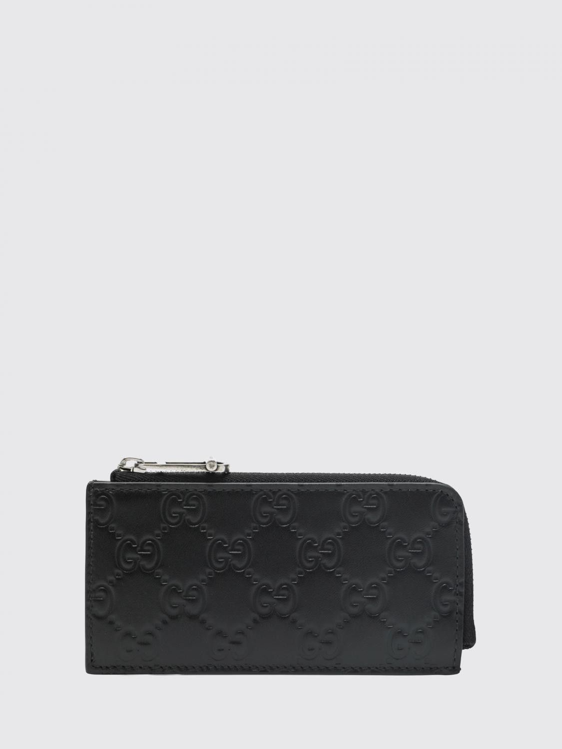 Gucci Gucci Wallet Men Black Size ONE SIZE - 1 Thumbnail