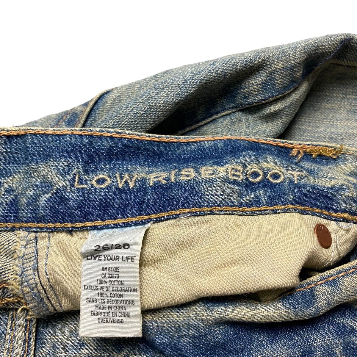 20471120 × American Eagle Outfitters American Eagle Vintage Mudmax Distressed Jeans Size US 29 - 6 Thumbnail