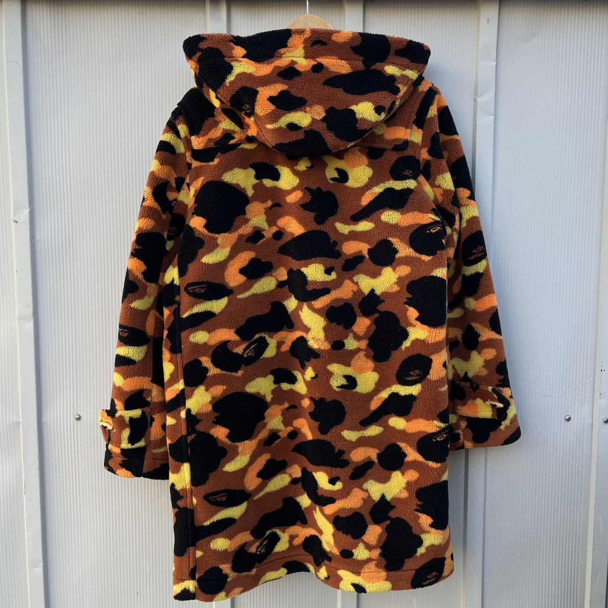 Bape A Bathing Ape BAPE Fleece Duffle Boa Camo Jacket Sz M Size US M / EU 48-50 / 2 - 11 Thumbnail