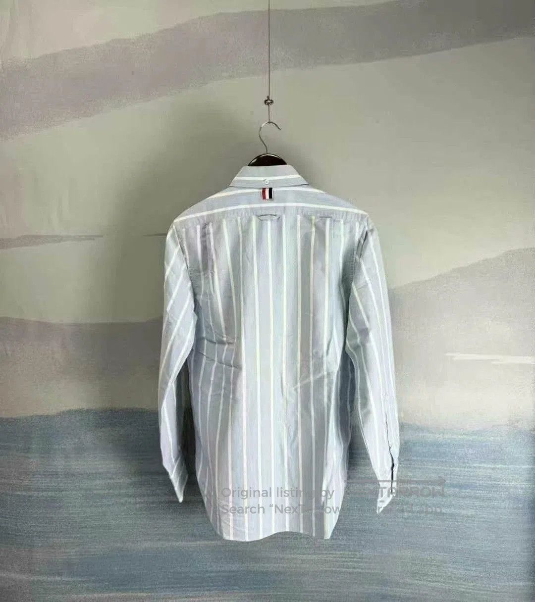 Thom Browne thom browne blue white striped shirt. Size US M / EU 48-50 / 2 - 4 Thumbnail