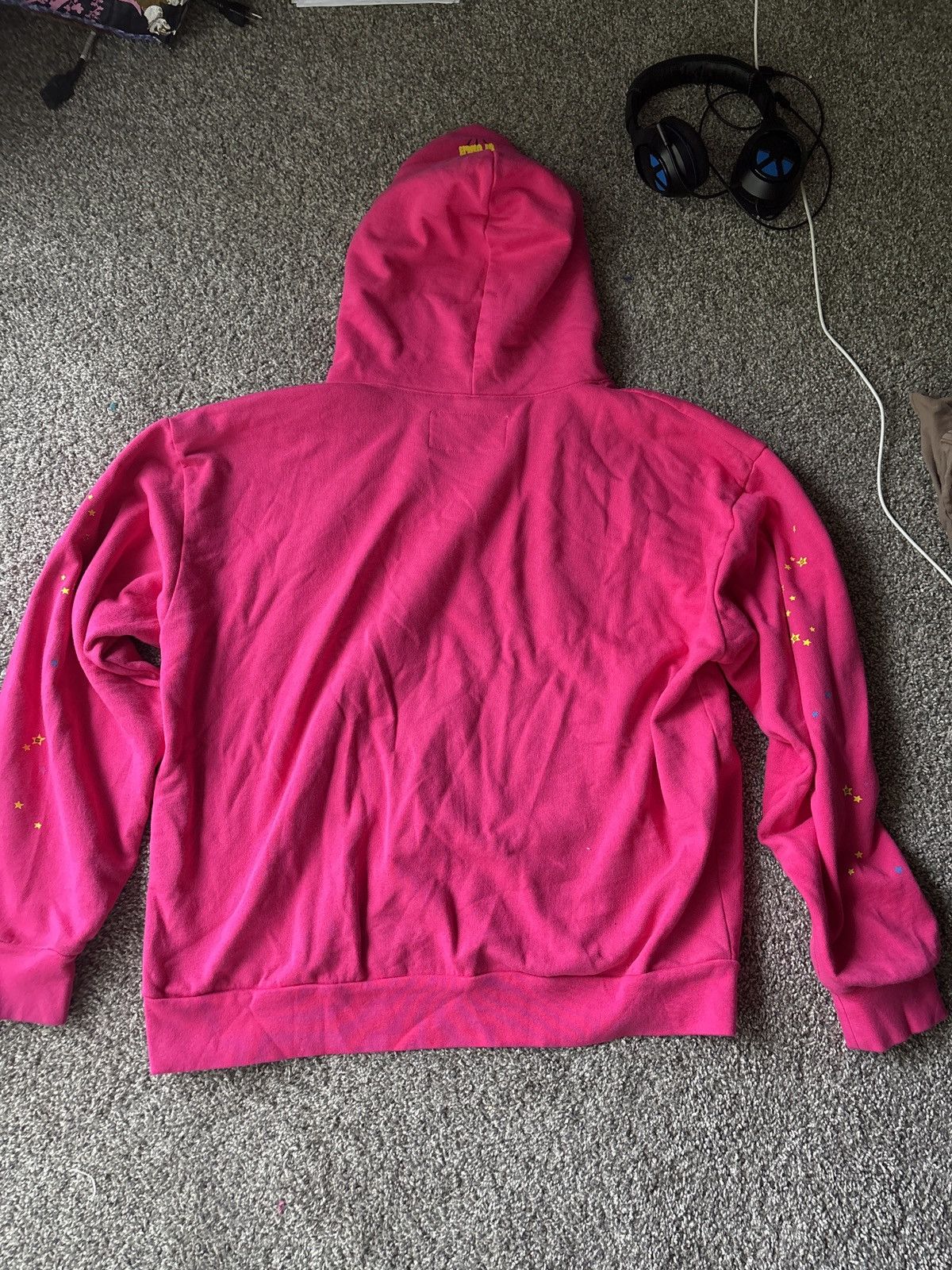Sp5der Sp5der Pink Angel Number Hoodie Size US XXL / EU 58 / 5 - 3 Thumbnail