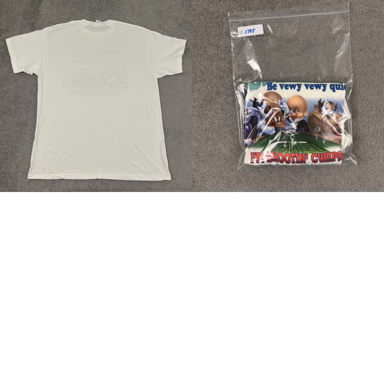Vintage Vintage Warner Bros T-Shirt Men 2XL Bugs Bunny Elmer Taz Las Vegas Gambling Graphic Size US XXL / EU 58 / 5 - 8 Thumbnail