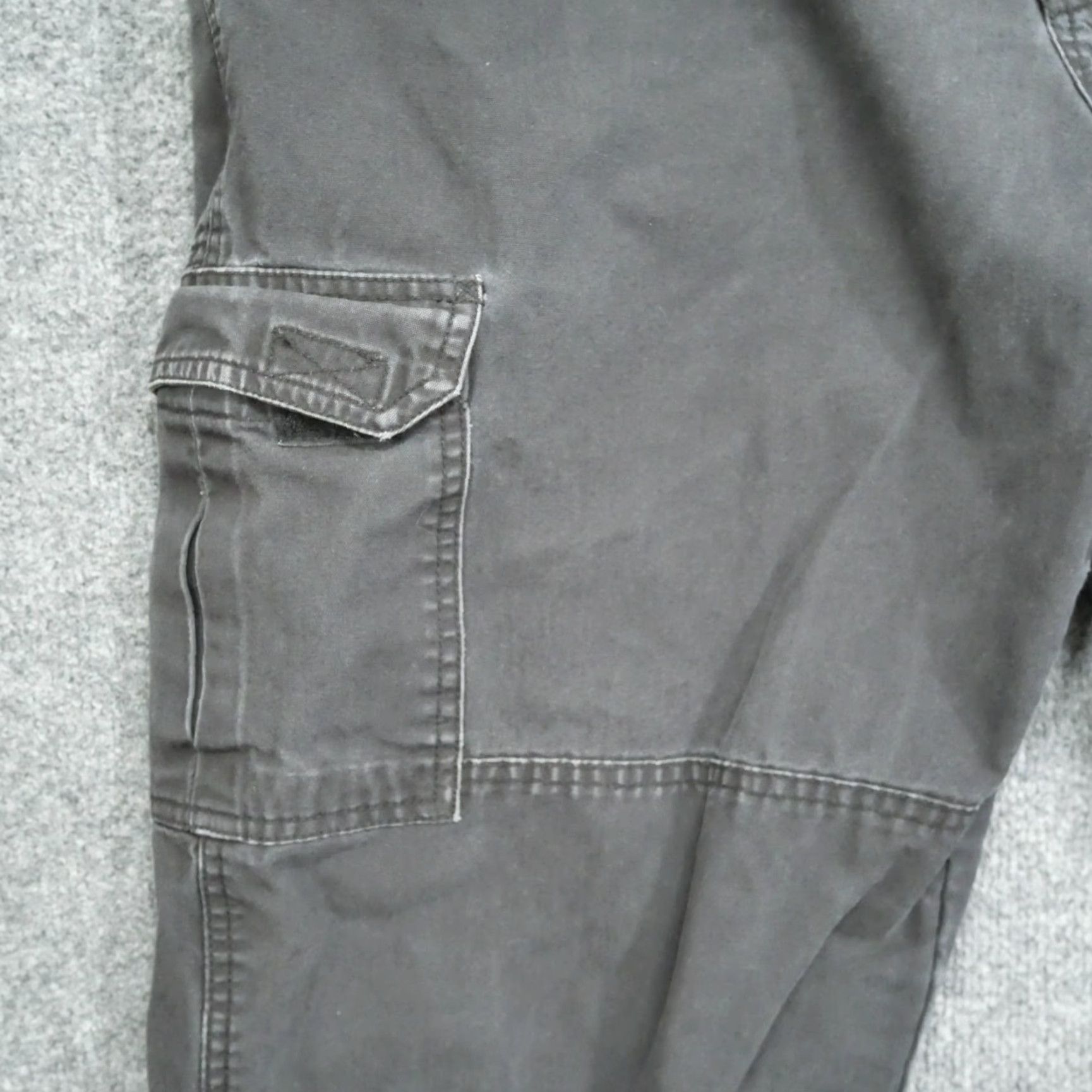Vintage VINTAGE 511 Tactical Pants Mens 38x32 Black Faded Cargo Double Knee Canvas Size US 38 / EU 54 - 4 Thumbnail