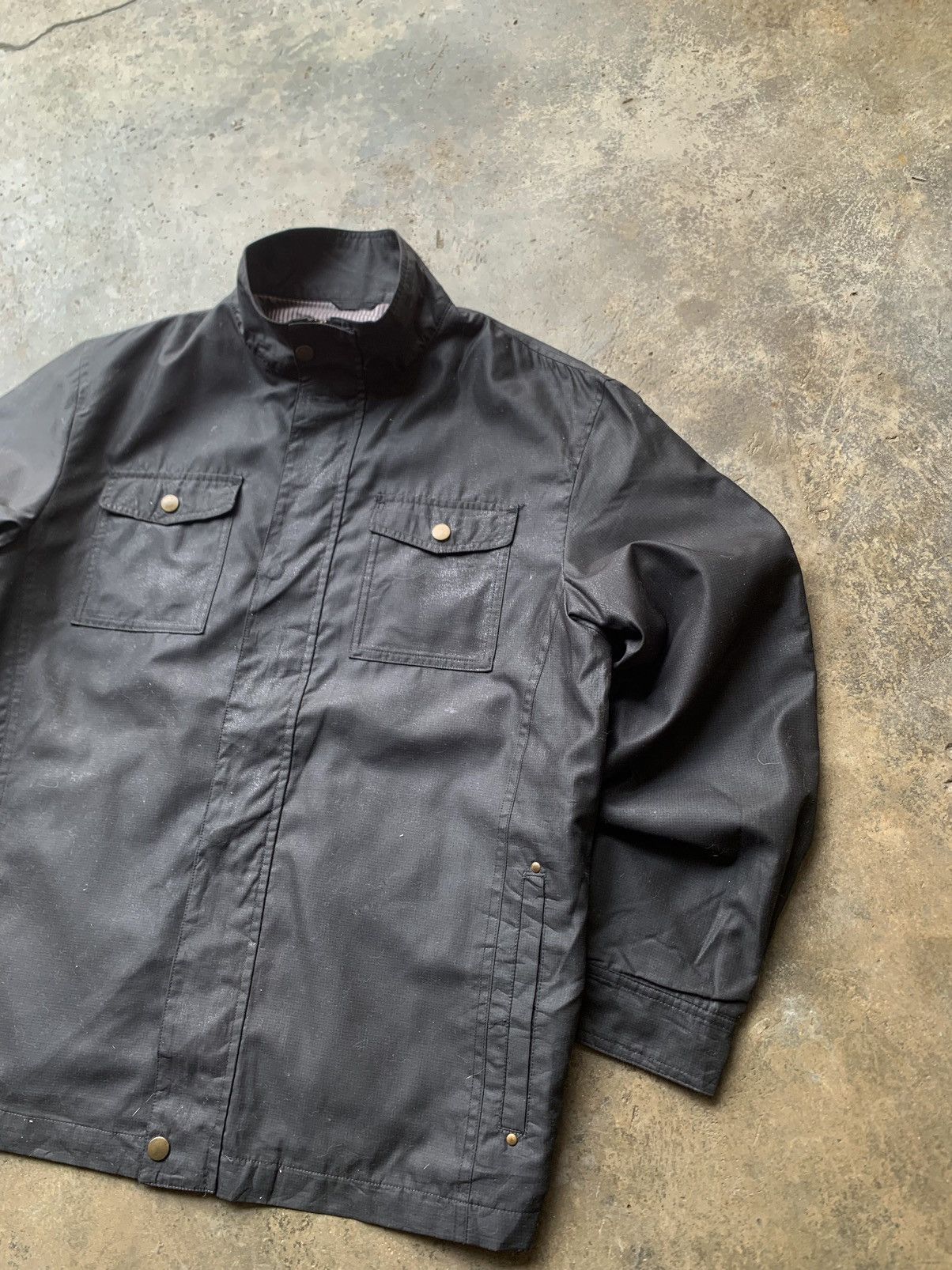 Kansai Yamamoto 👹Vintage KANSAI YAMAMOTO All Black Utility Jacket Size US L / EU 52-54 / 3 - 9 Thumbnail