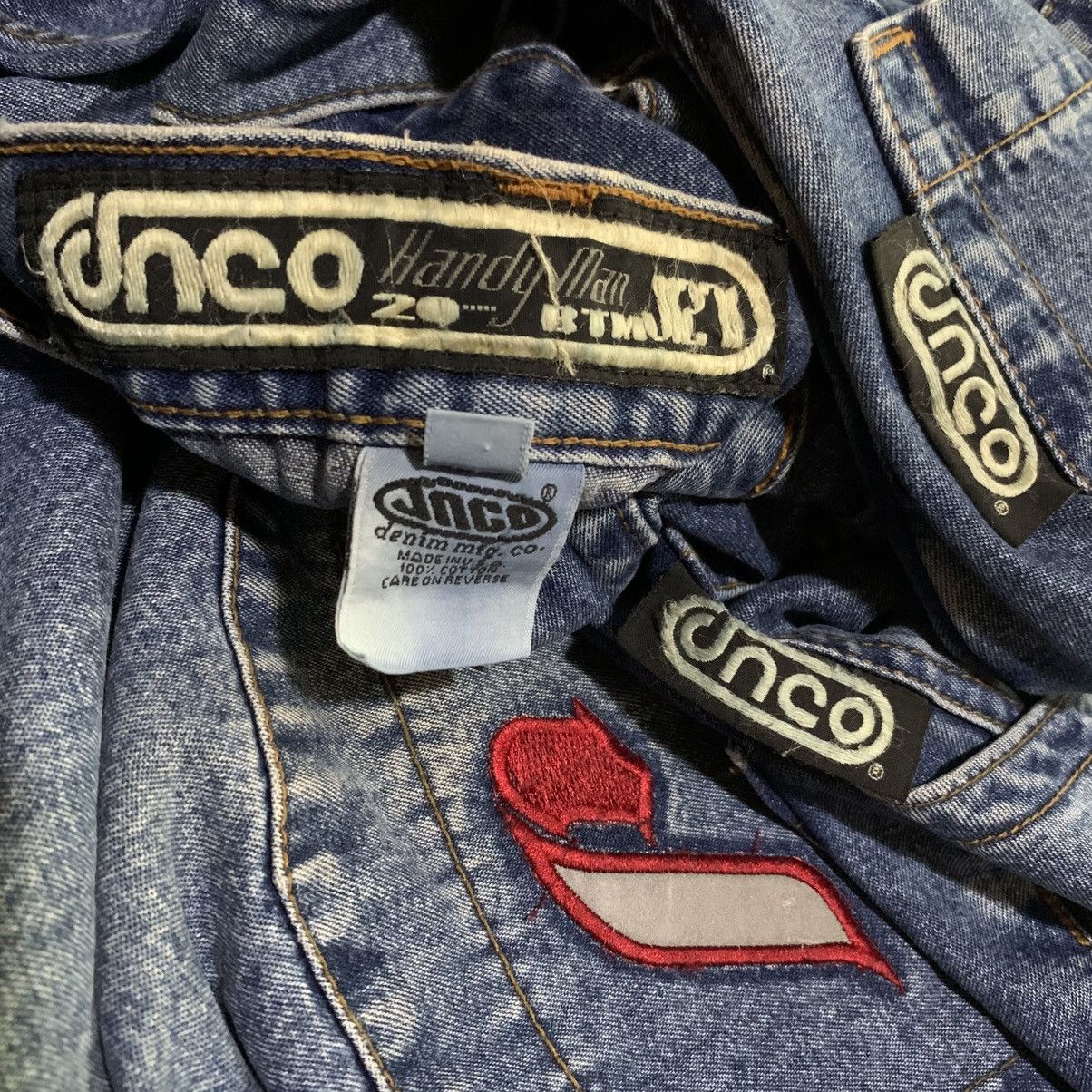 JNCO Y2K JNCO handy Man Big Pocket Reflective Baggy Denim Pants Size US 36 / EU 52 - 2 Thumbnail