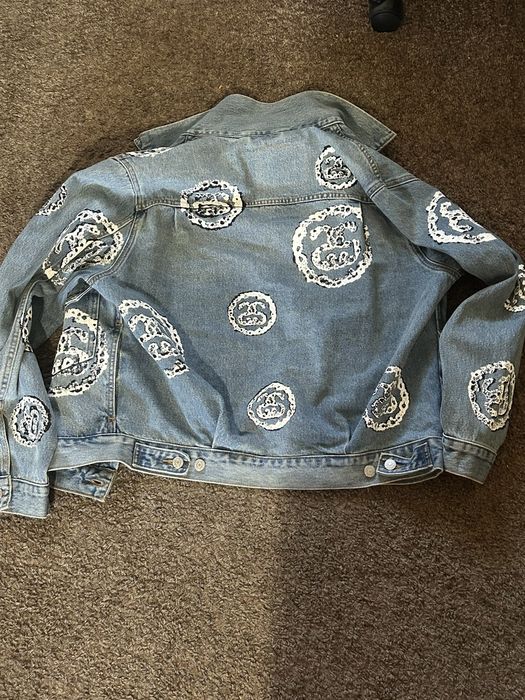 Stussy Denim Tears X Stussy Collab Denim Jacket (Small) | Grailed