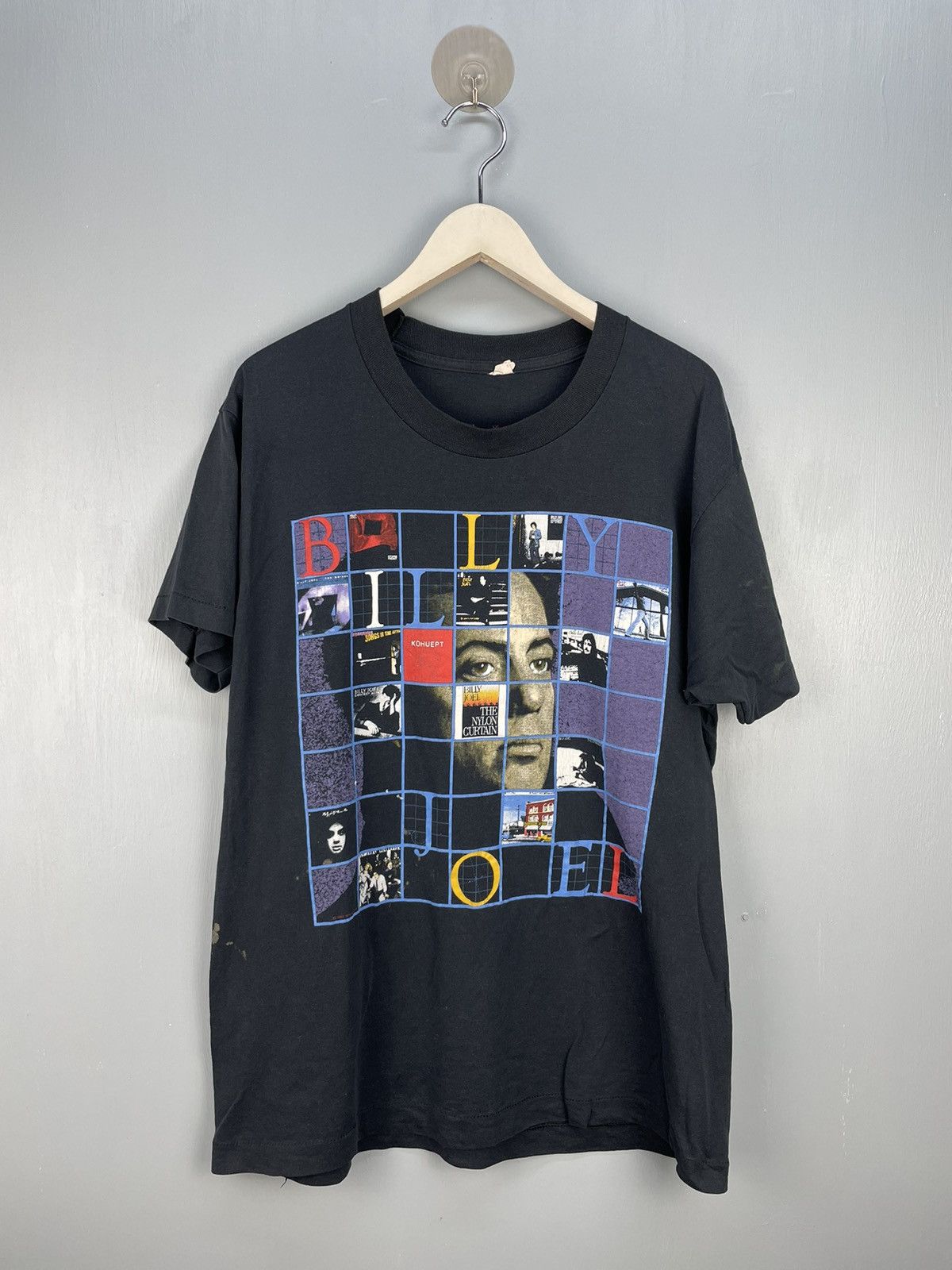 Band Tees Vintage 80s Billy Joel 89-90 tour t shirt Size US XL / EU 56 / 4 - 1 Thumbnail