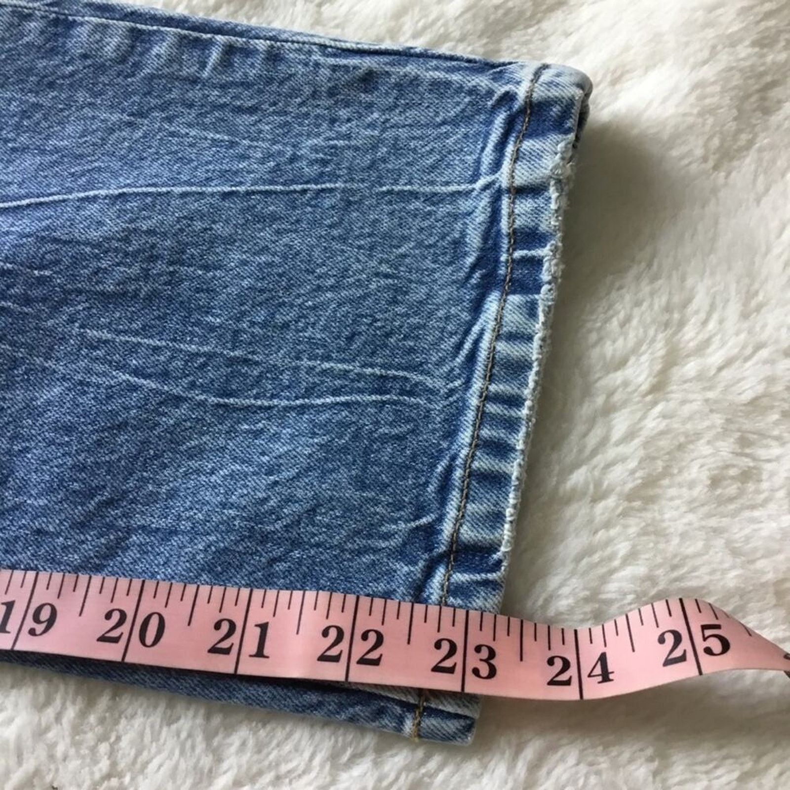 Loft Loft Blue High Waist Straight Crop Jeans Size 30" / US 8 / IT 44 - 16 Thumbnail