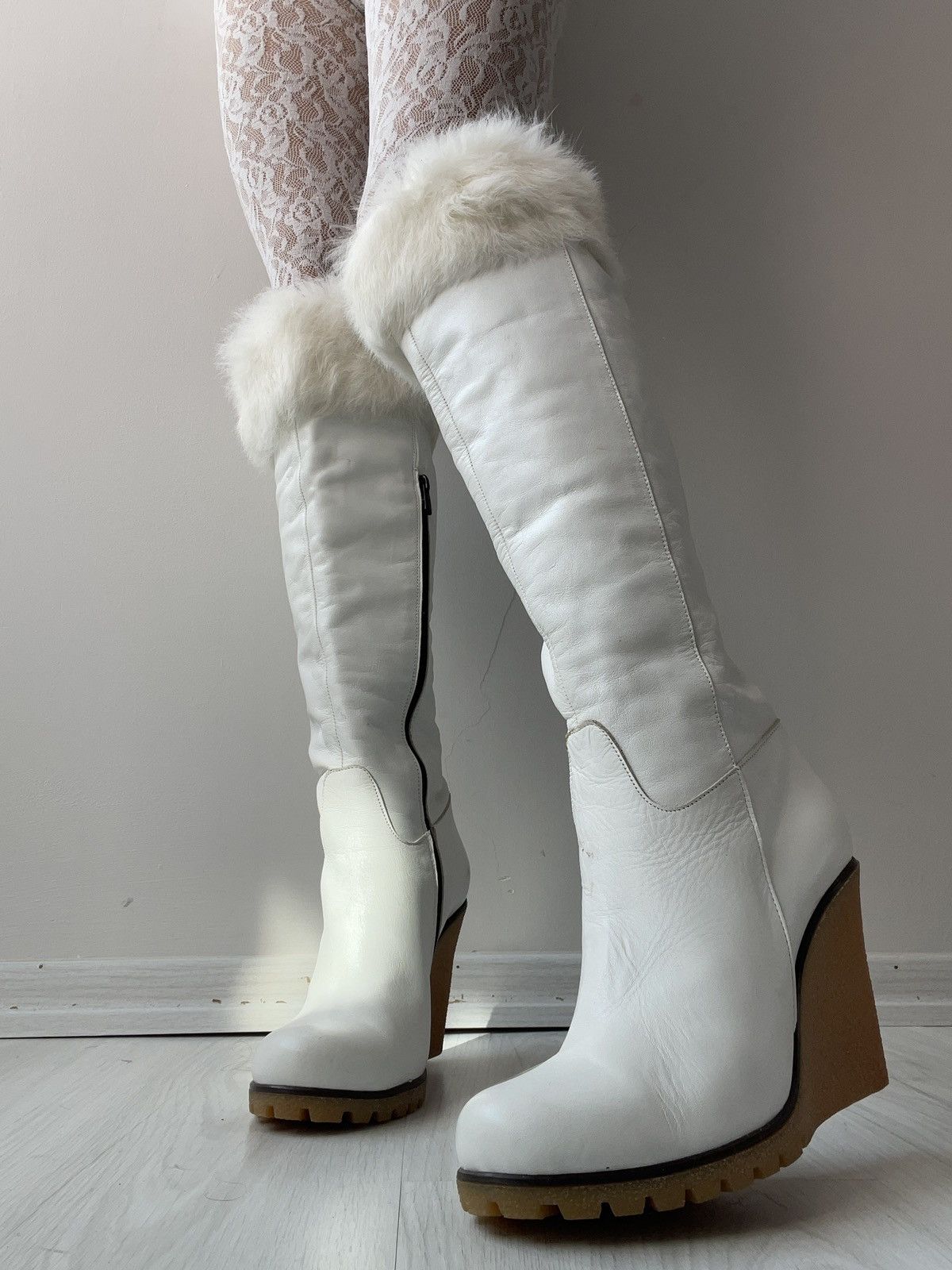 Vintage y2k leather italian boots Size US 9 / IT 39 - 4 Thumbnail