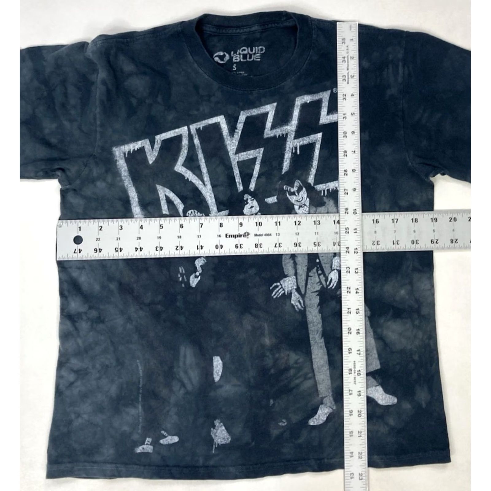 Liquid Blue Liquid Blue Kiss Graphic T-shirt Women Small Black Tie Dye Music Shirt XS? No, S. Size S / US 4 / IT 40 - 5 Thumbnail