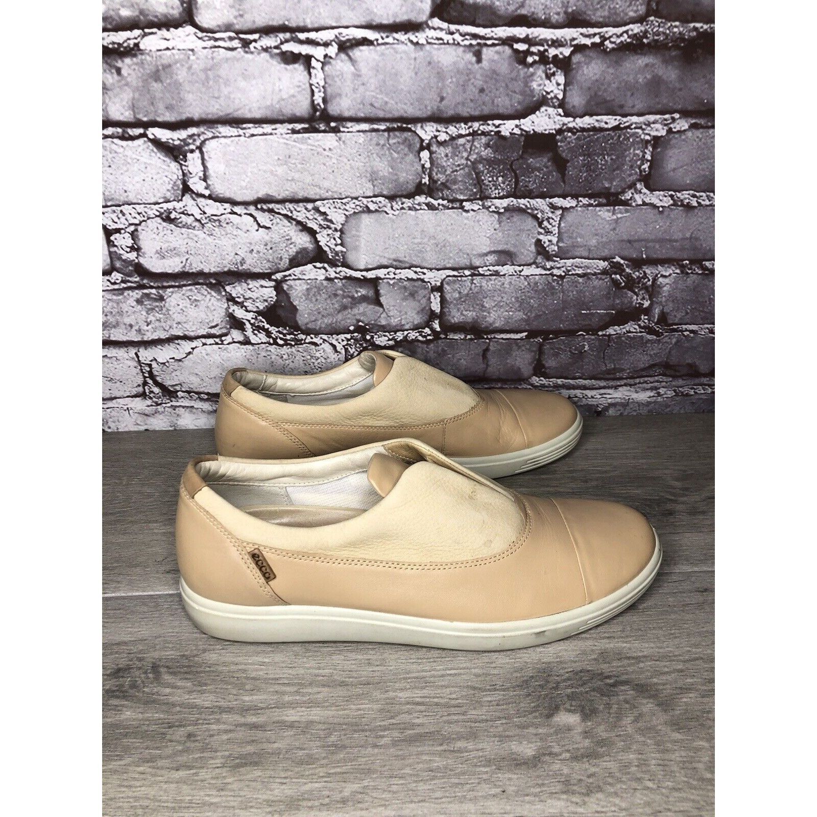 Ecco ECCO Soft 7 2.0 Pink Leather Casual Slip On Comfort Sneakers Size US 11 / IT 41 - 12 Thumbnail