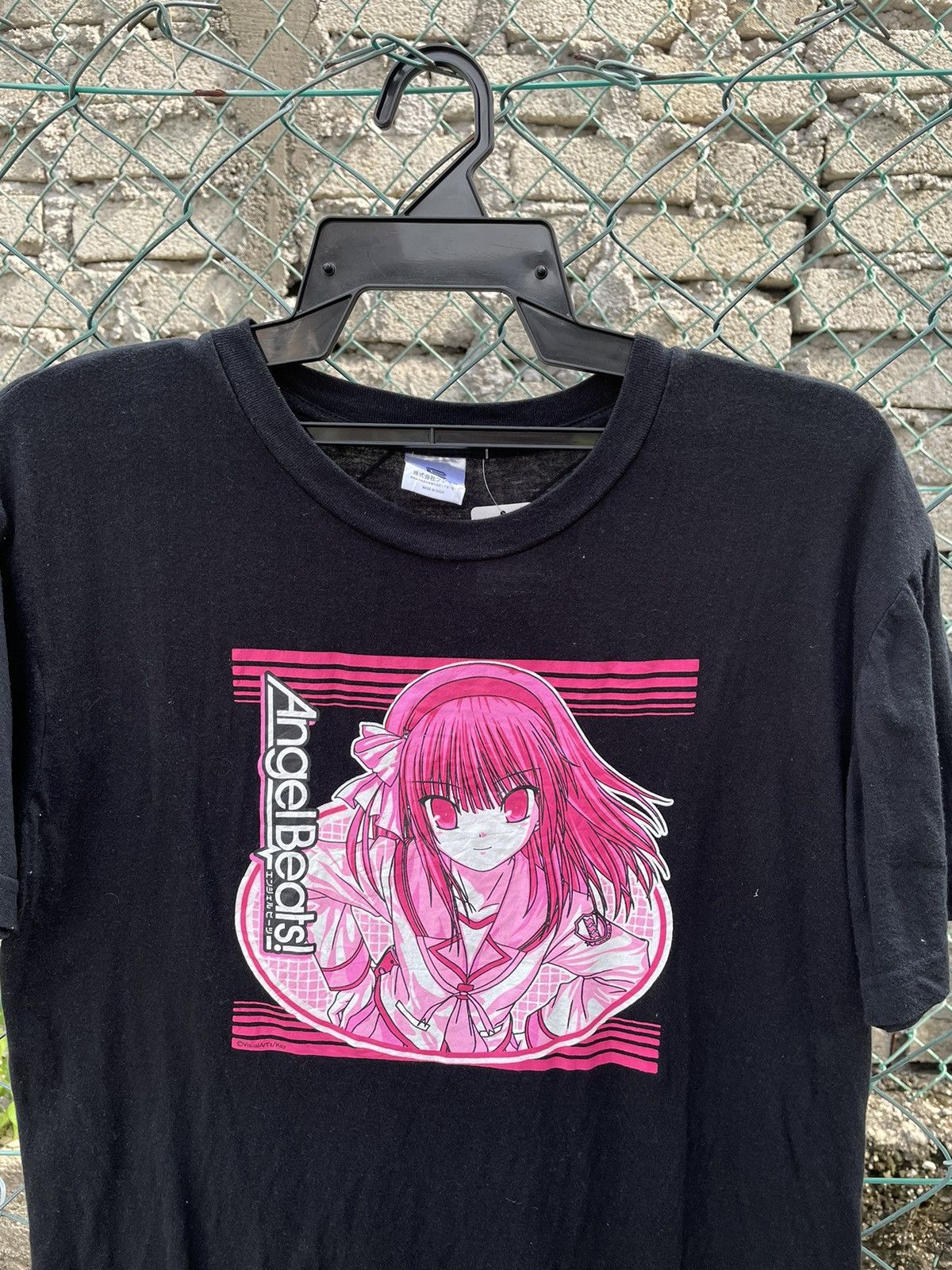 Anime VERY RARE💥 Angel Beats Pink Anime Manga Size US M / EU 48-50 / 2 - 3 Thumbnail