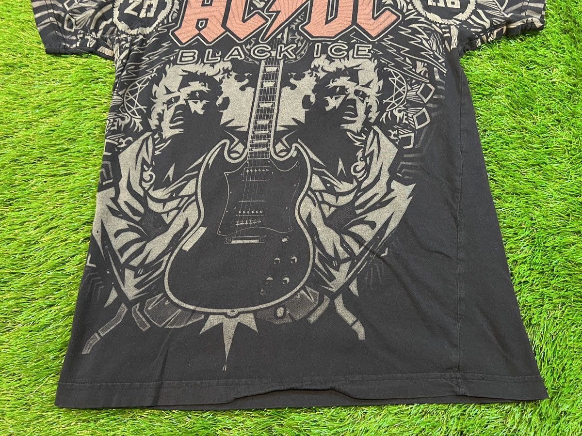 AC/DC × Band Tees × Vintage ACDC - 2008 Black Ice Rock Band Tee AOP All Over Print Tour Size US M / EU 48-50 / 2 - 3 Thumbnail