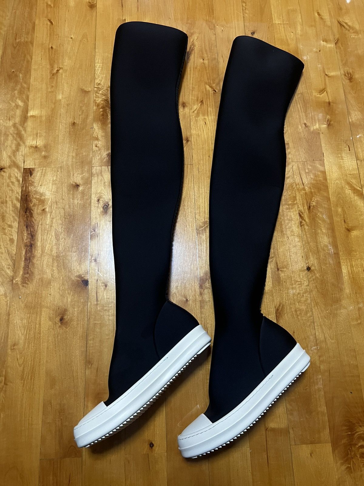 Rick Owens Drkshdw Rick owens drkshdw ramones thigh high stocking sz35 Size US 5 / IT 35 - 4 Thumbnail