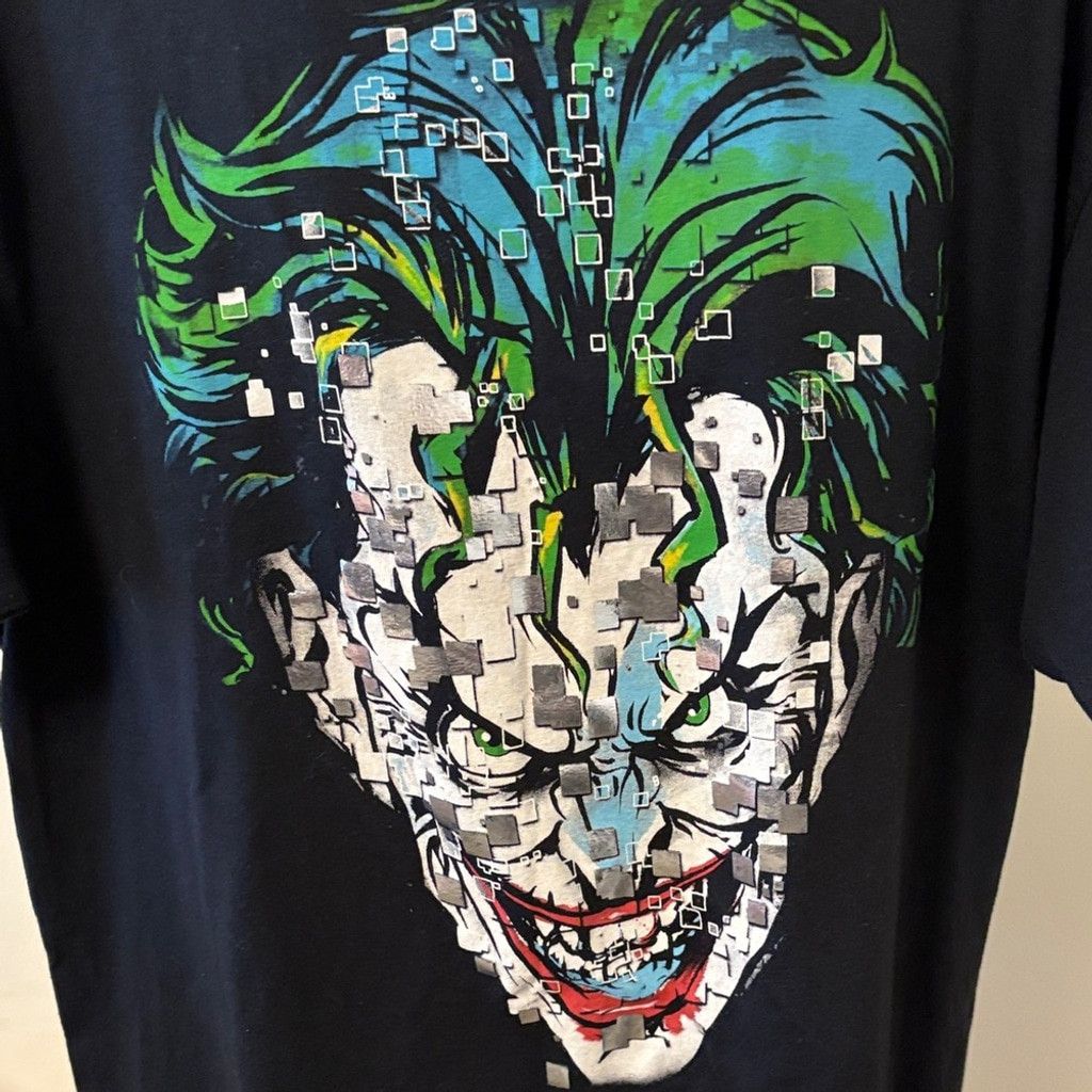DC Comics DC Comics The Joker Black Tee Metallic Graphics Medium Shirt Size US M / EU 48-50 / 2 - 3 Thumbnail