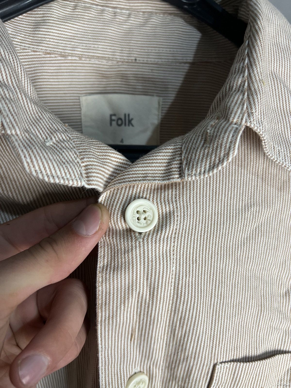 Folk Folk Shirt Long Sleeve Size US XL / EU 56 / 4 - 5 Thumbnail