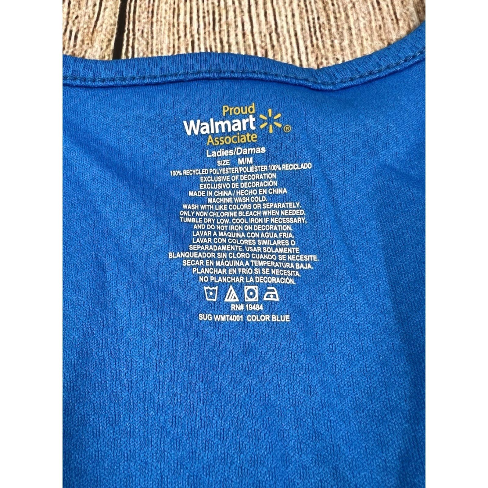 Walmart Women’s Walmart Employee Vest Uniform Blue Size Medium Size M / US 6-8 / IT 42-44 - 4 Thumbnail