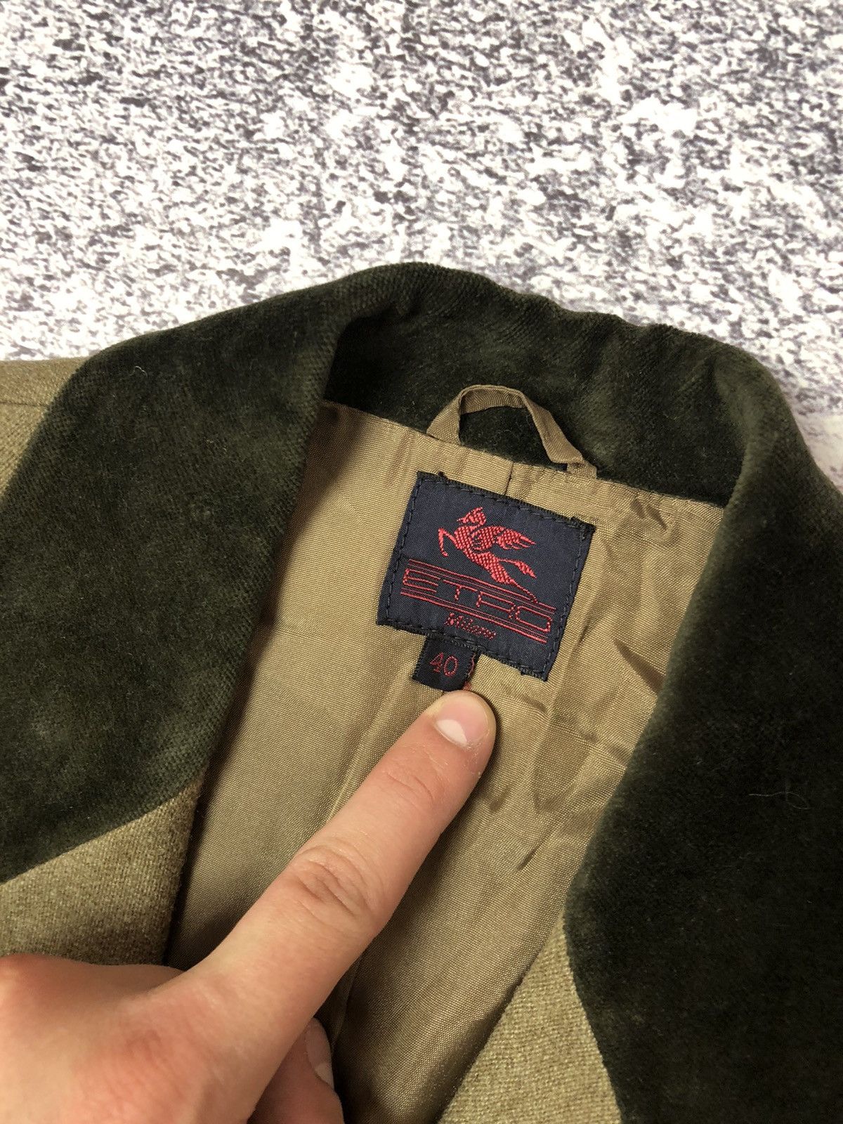 Etro × Vintage Vintage Blazer men’s Errol size M casual y2k rare ykk Size 40S - 4 Thumbnail