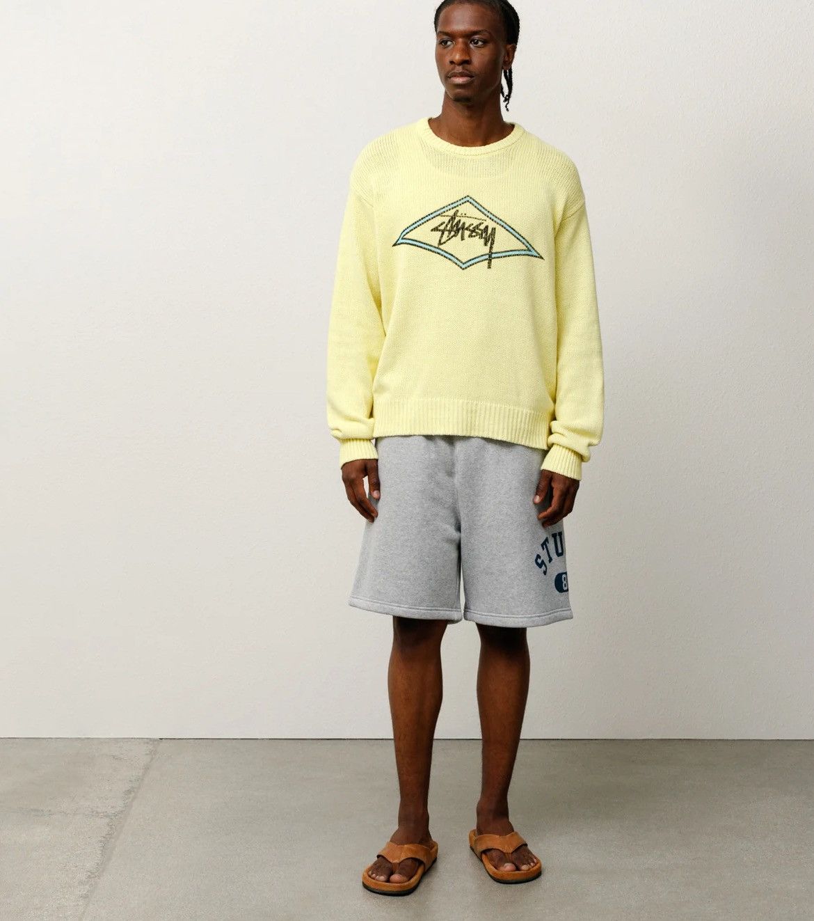 Stussy Fleece Tonal Short | Grailed