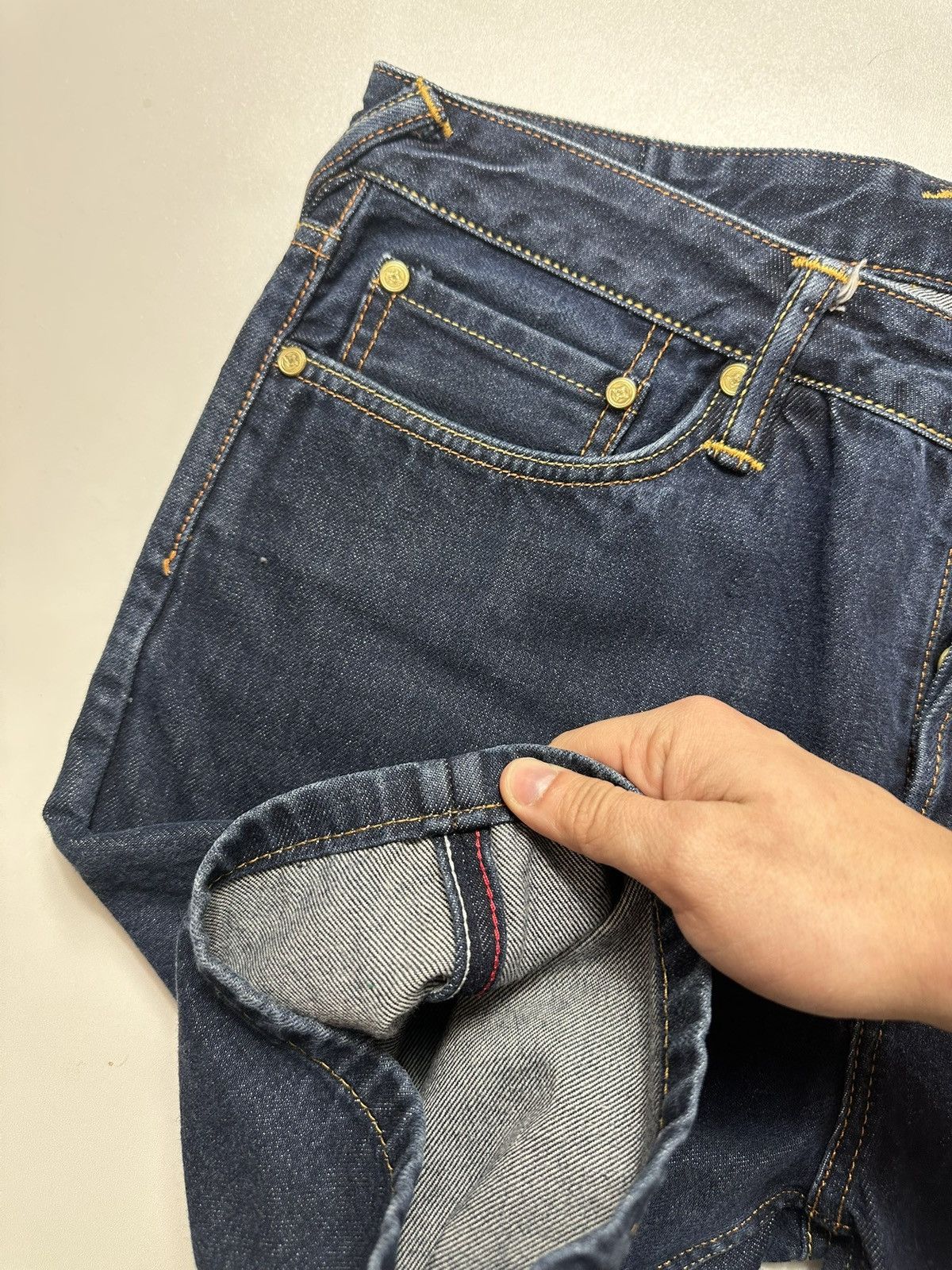Evisu Vintage Evisu Kuro Seagull Embroidered Jorts Size US 34 / EU 50 - 11 Thumbnail