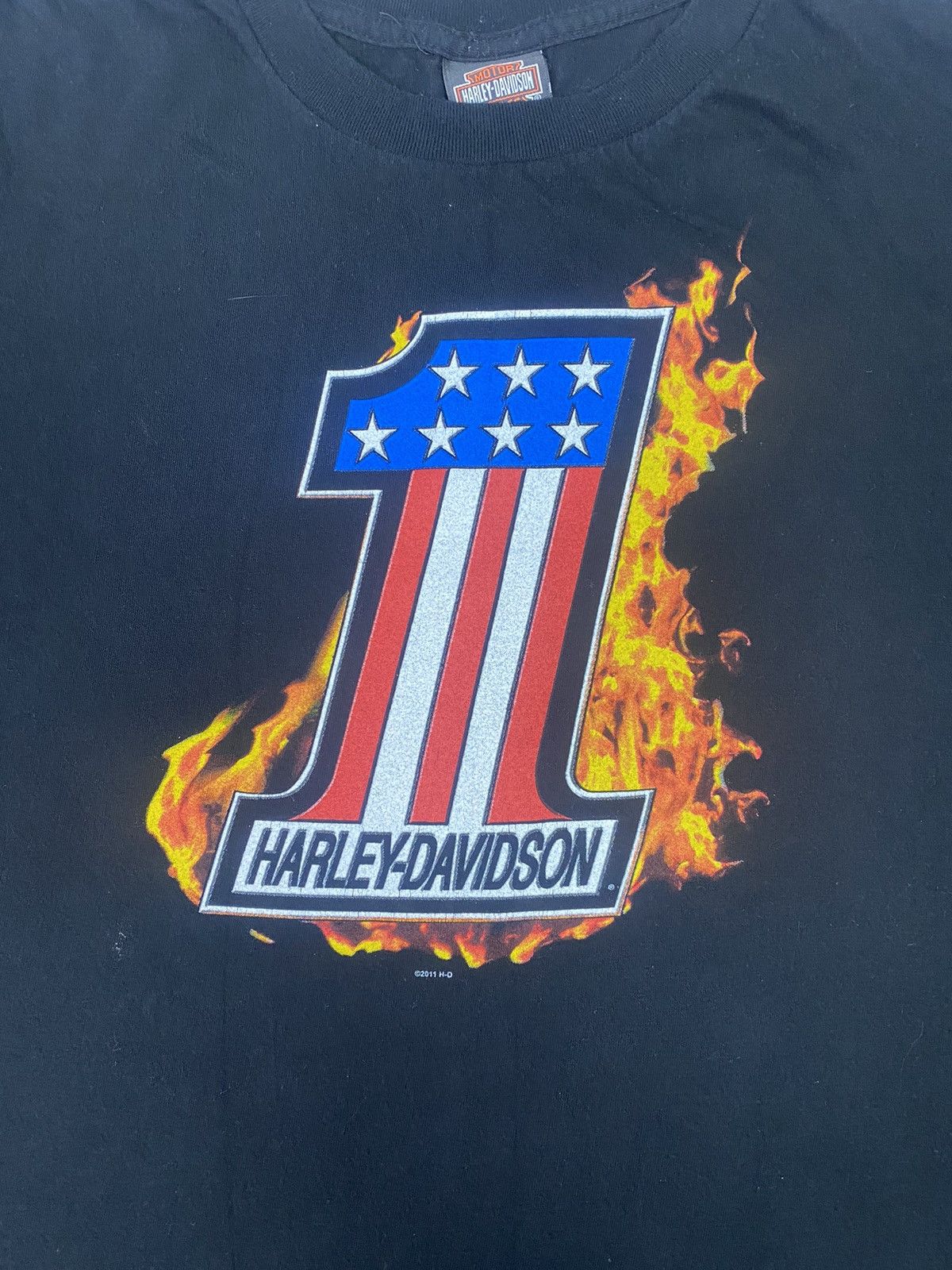 Harley Davidson × Vintage Y2k black harley davidson tshirt Size US XXL / EU 58 / 5 - 2 Thumbnail
